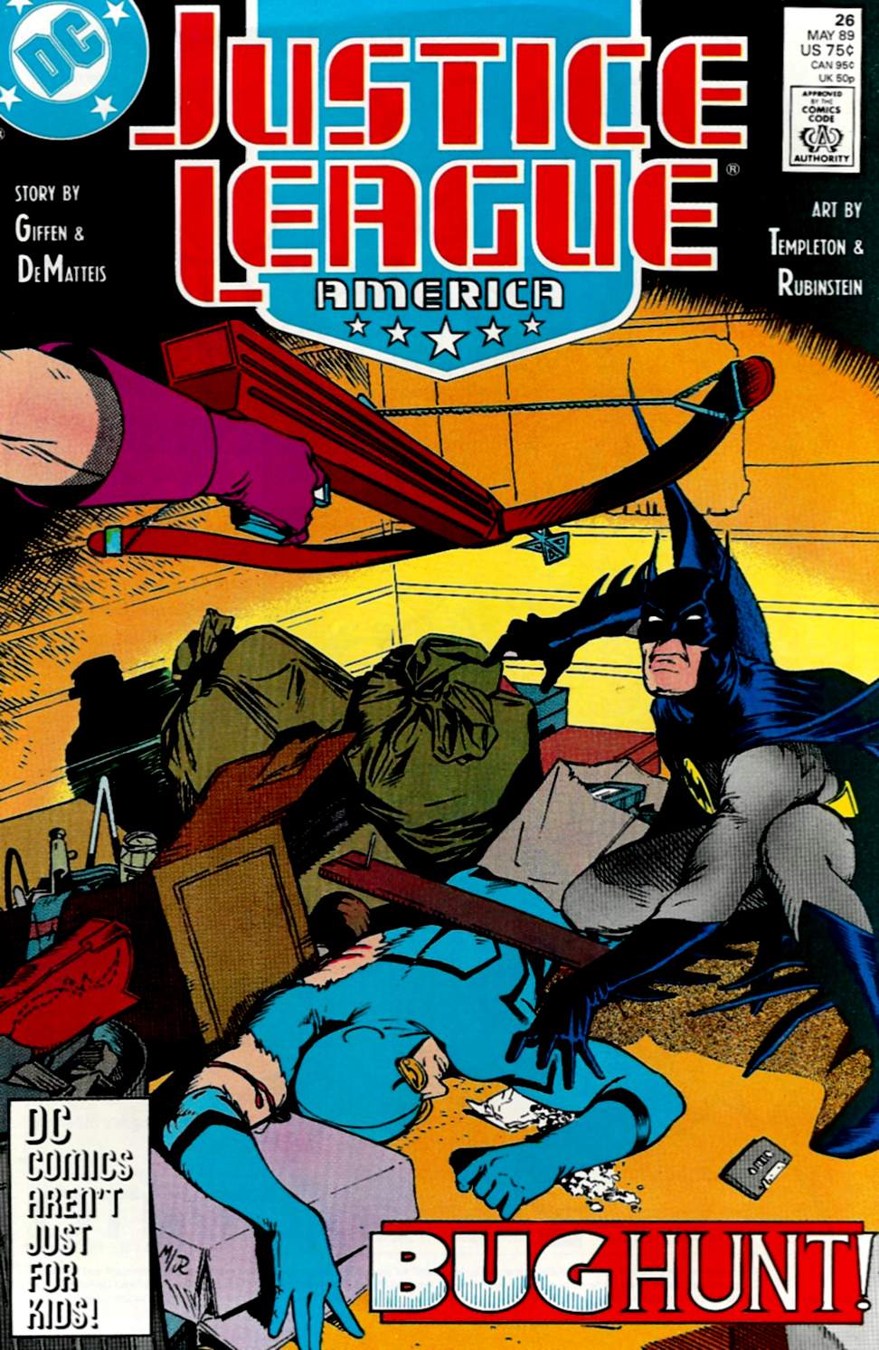 Read online Justice League America comic -  Issue #26 - 1