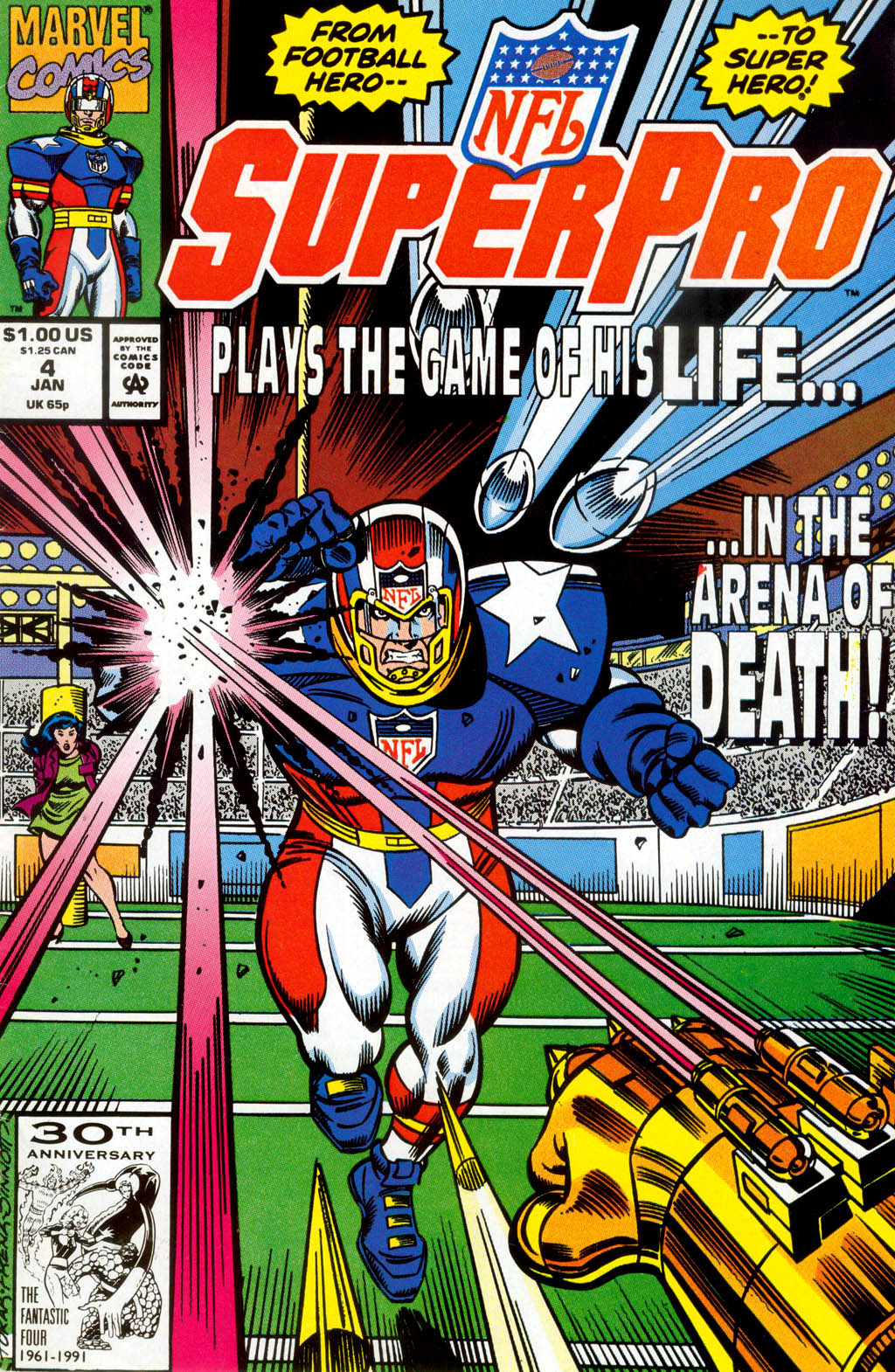 Read online NFL SuperPro comic -  Issue #4 - 1