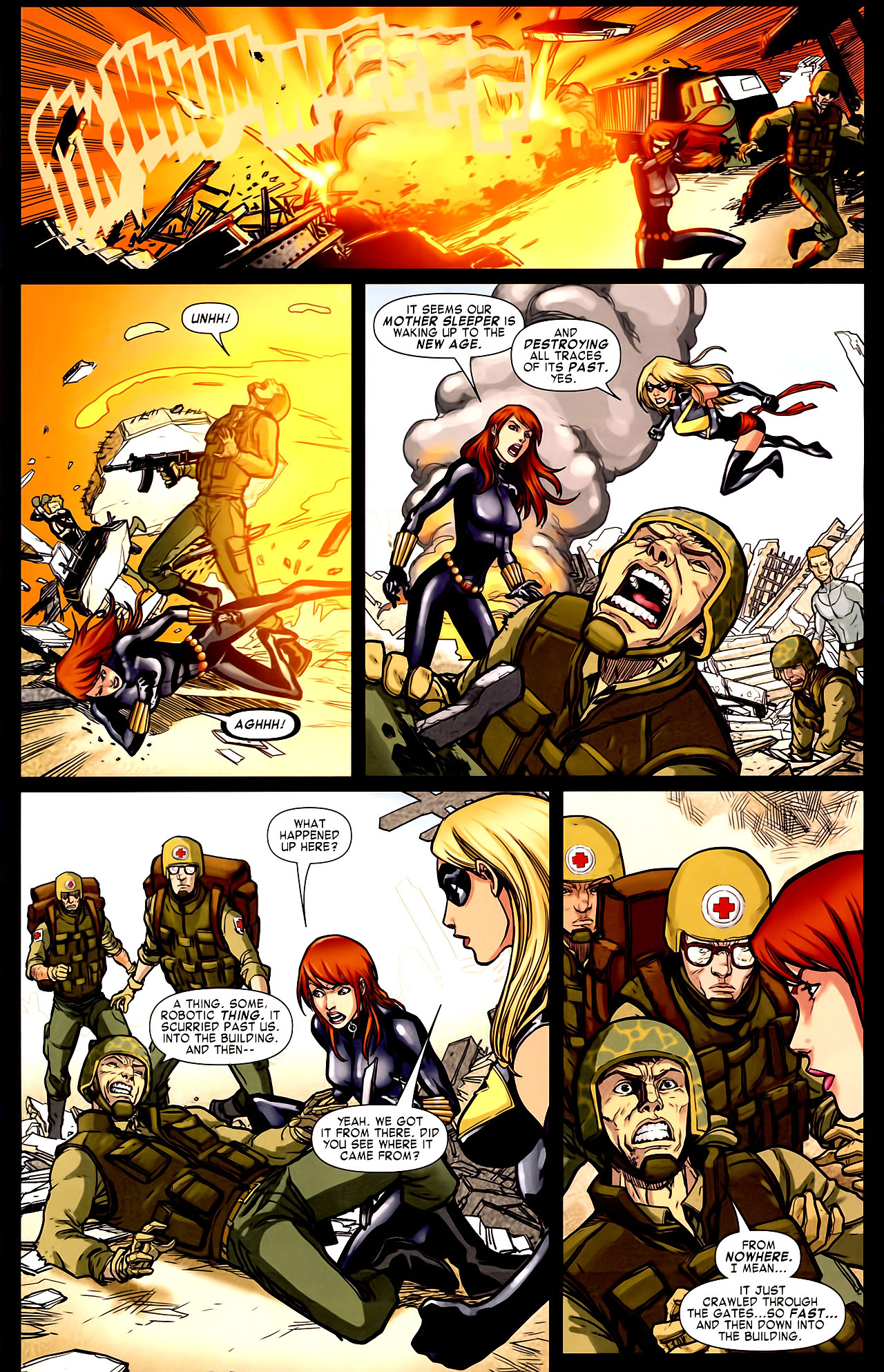 Read online Black Widow & The Marvel Girls comic -  Issue #3 - 17