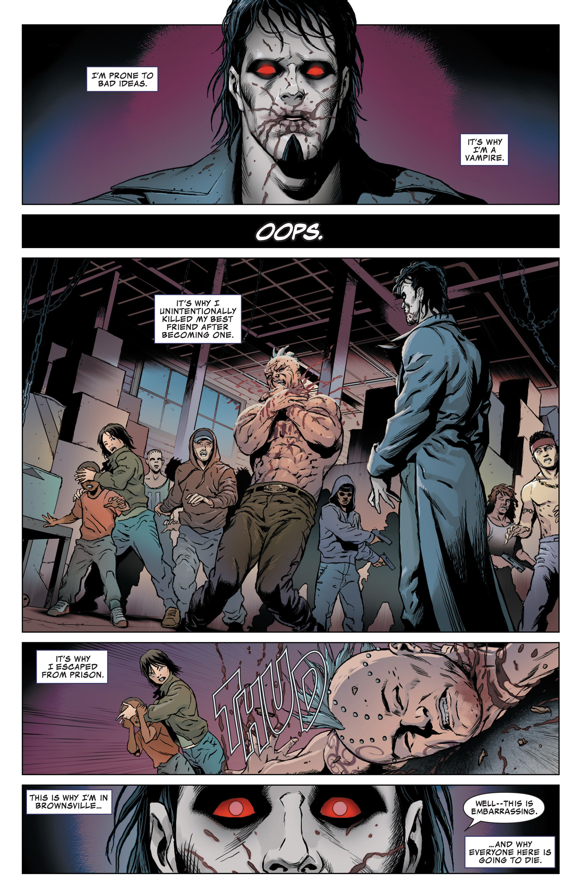 Read online Morbius: The Living Vampire comic -  Issue #3 - 4