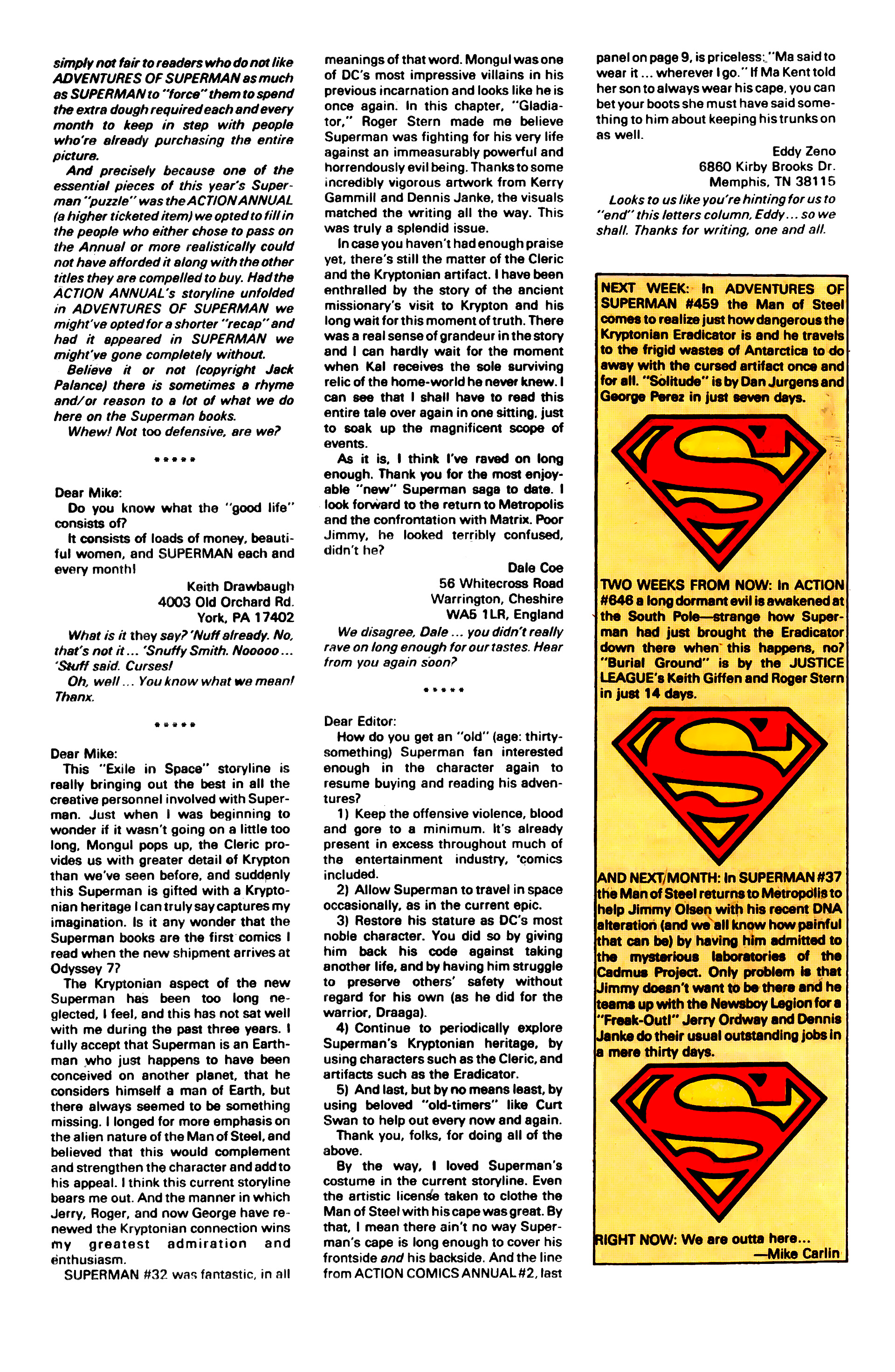 Read online Superman (1987) comic -  Issue #36 - 24