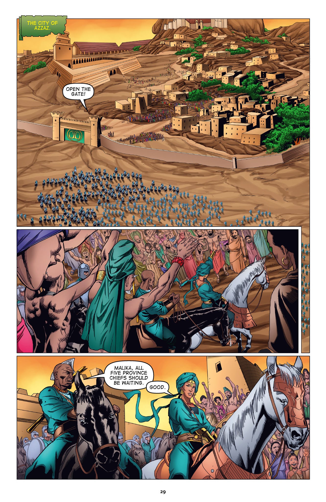 Read online Malika: Warrior Queen comic -  Issue # TPB 1 (Part 1) - 31