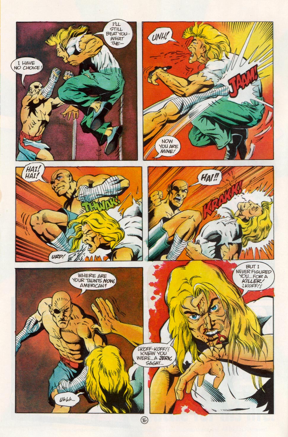 Read online Street Fighter (1991) comic -  Issue #2 - 17