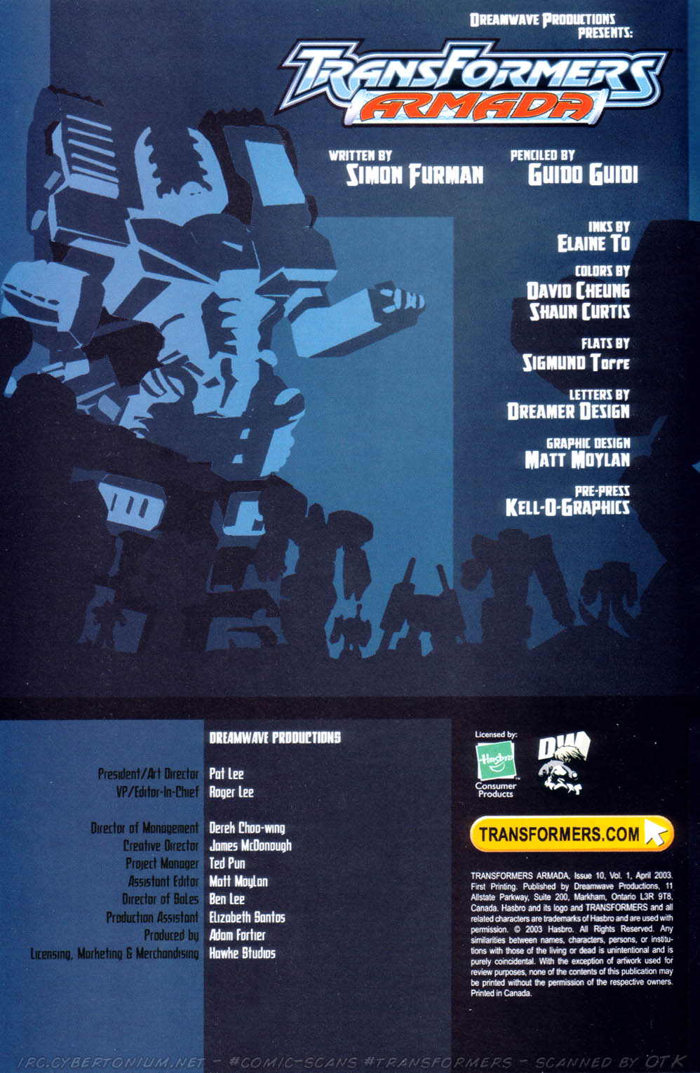 Read online Transformers Armada comic -  Issue #10 - 2