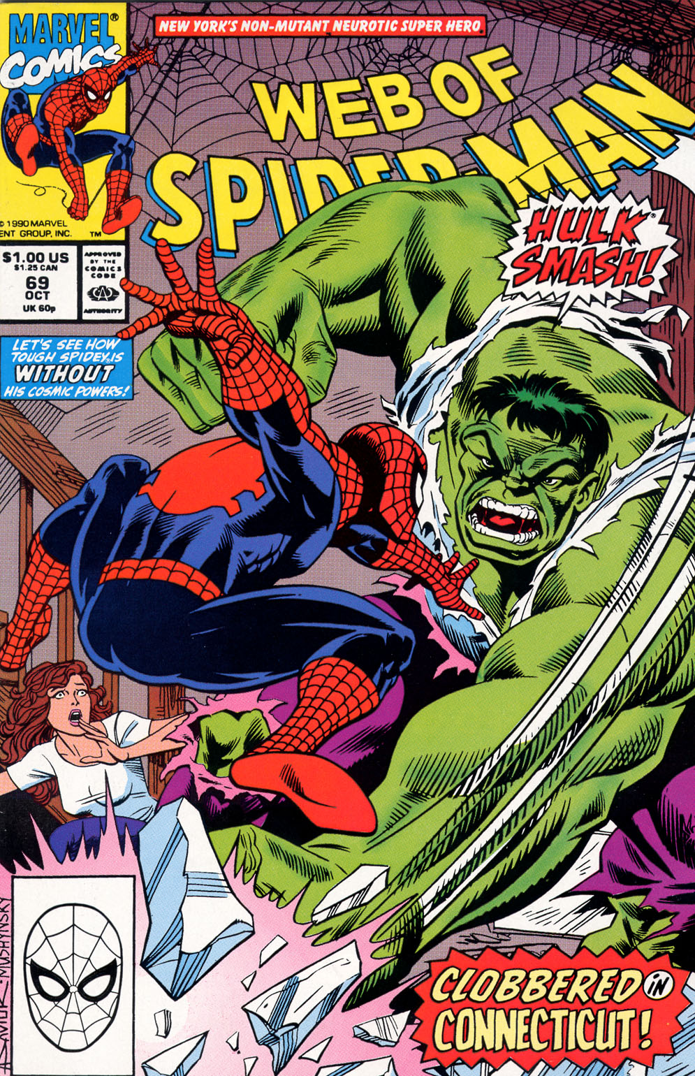Read online Web of Spider-Man (1985) comic -  Issue #69 - 1