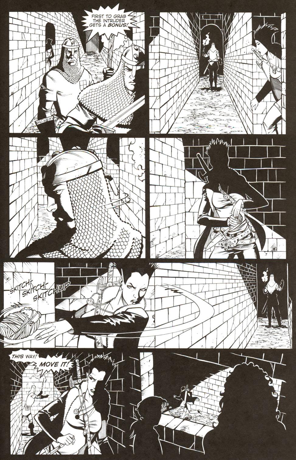 Read online Dungeons & Dragons: Black & White comic -  Issue #6 - 4