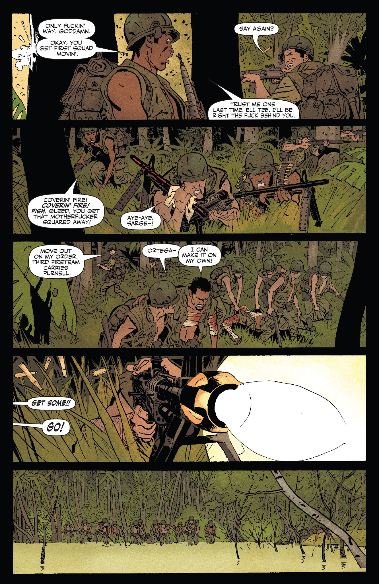 Read online Punisher MAX: The Platoon comic -  Issue #5 - 16