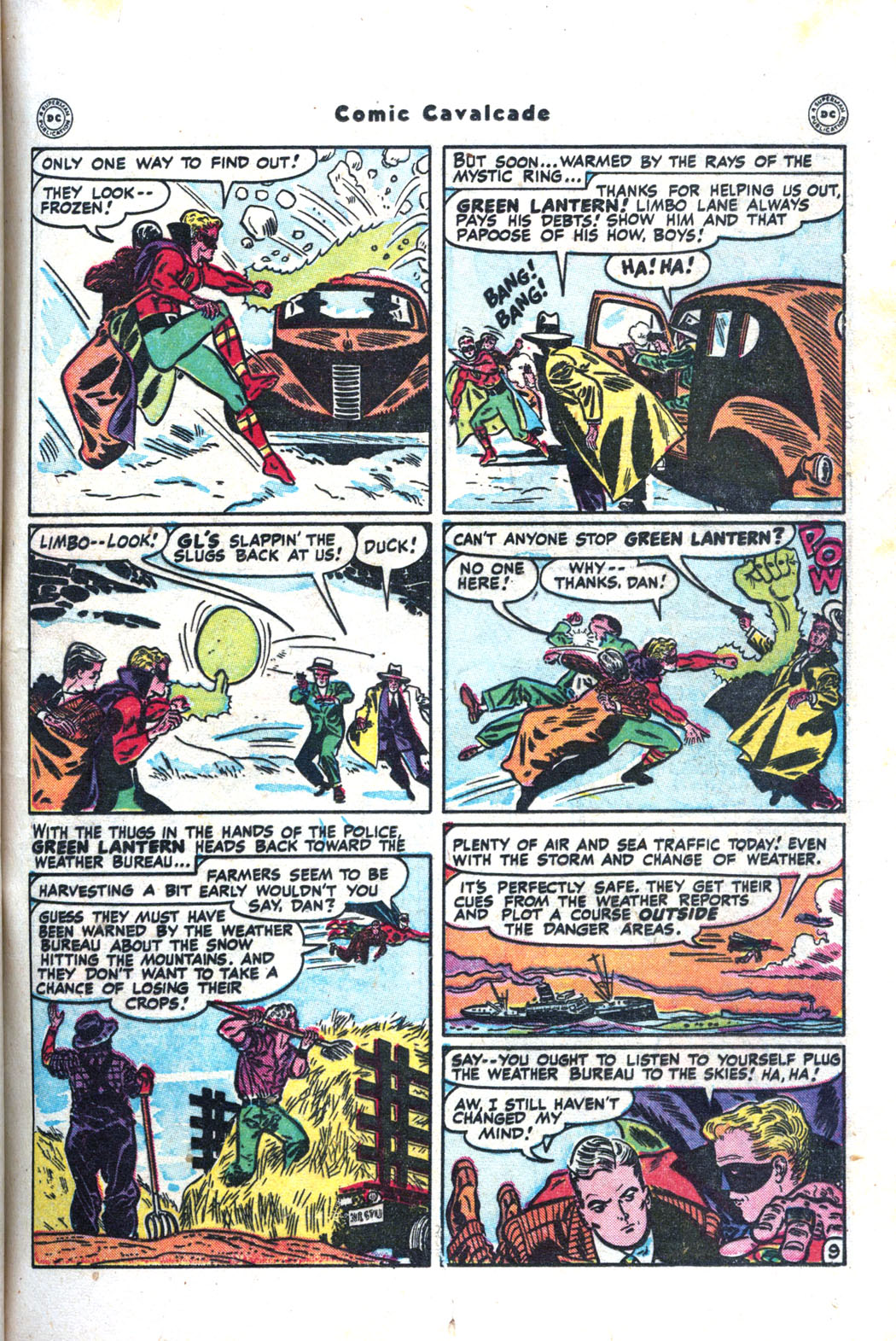 Read online Comic Cavalcade comic -  Issue #26 - 35