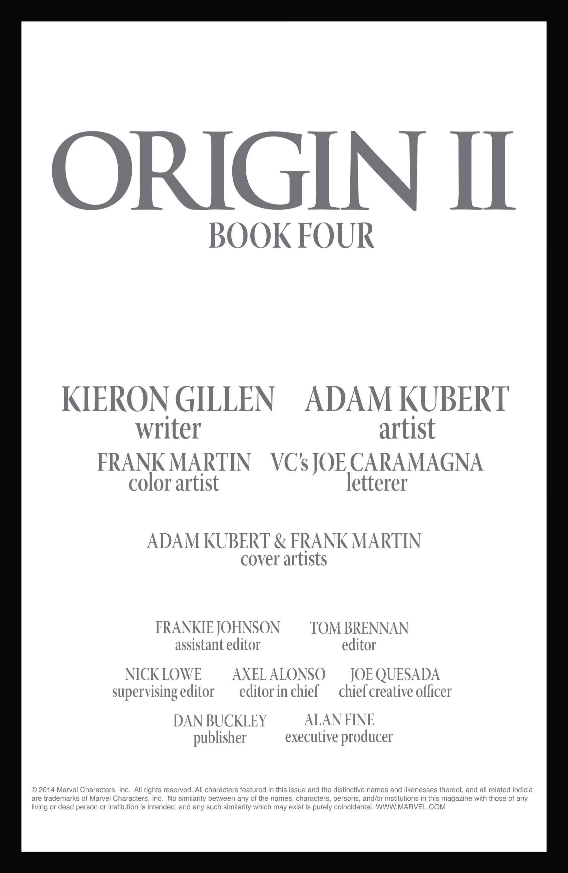 Read online Origin II comic -  Issue #4 - 2
