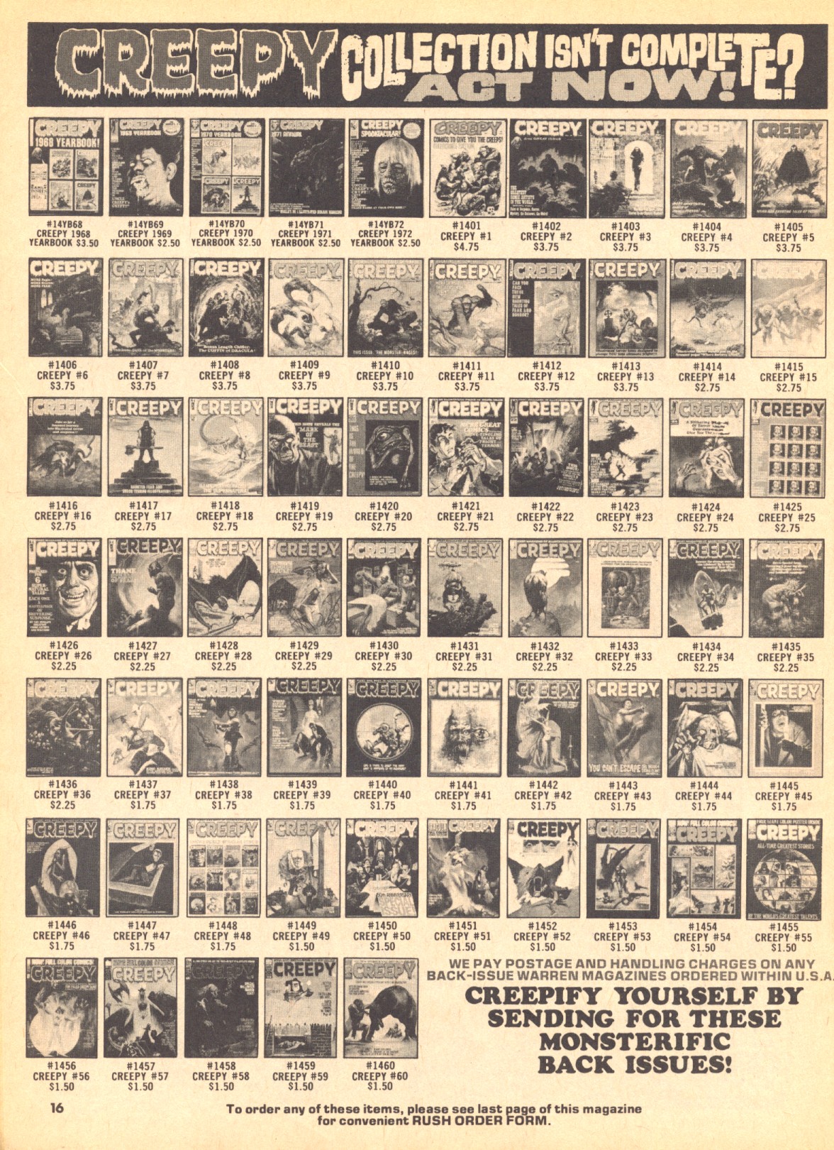 Read online Creepy (1964) comic -  Issue #61 - 16