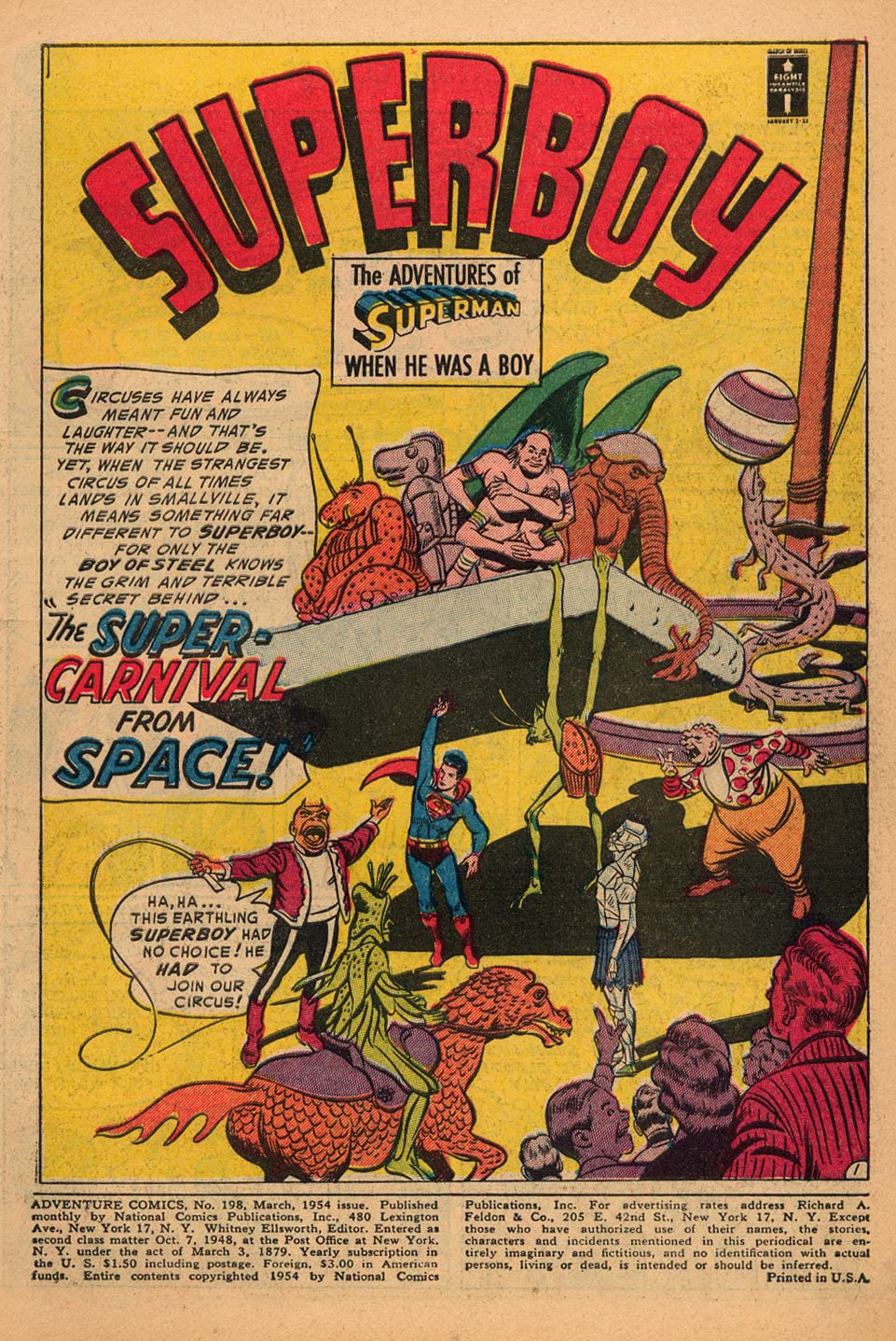 Adventure Comics (1938) issue 198 - Page 3