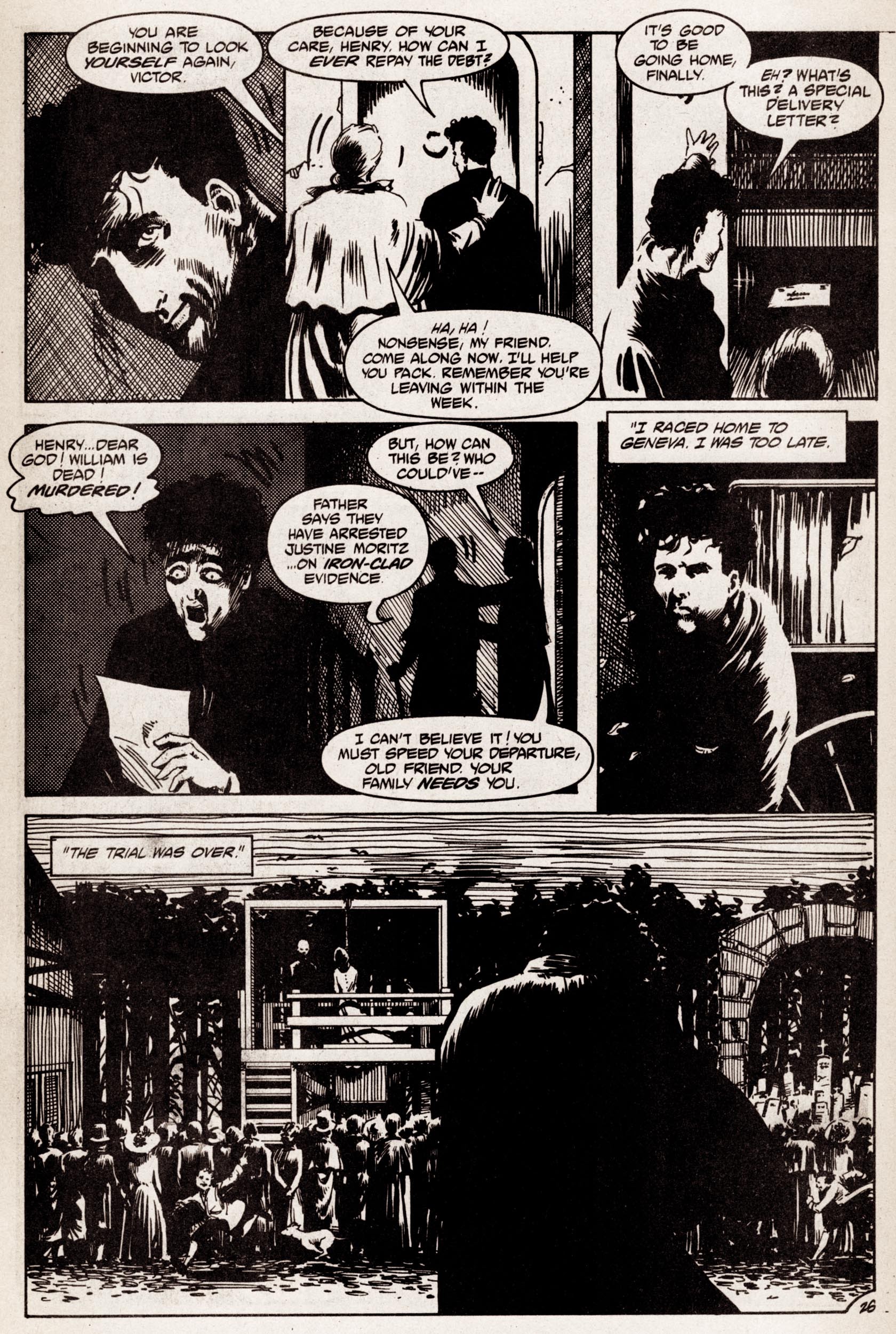 Read online Frankenstein (1989) comic -  Issue #1 - 28