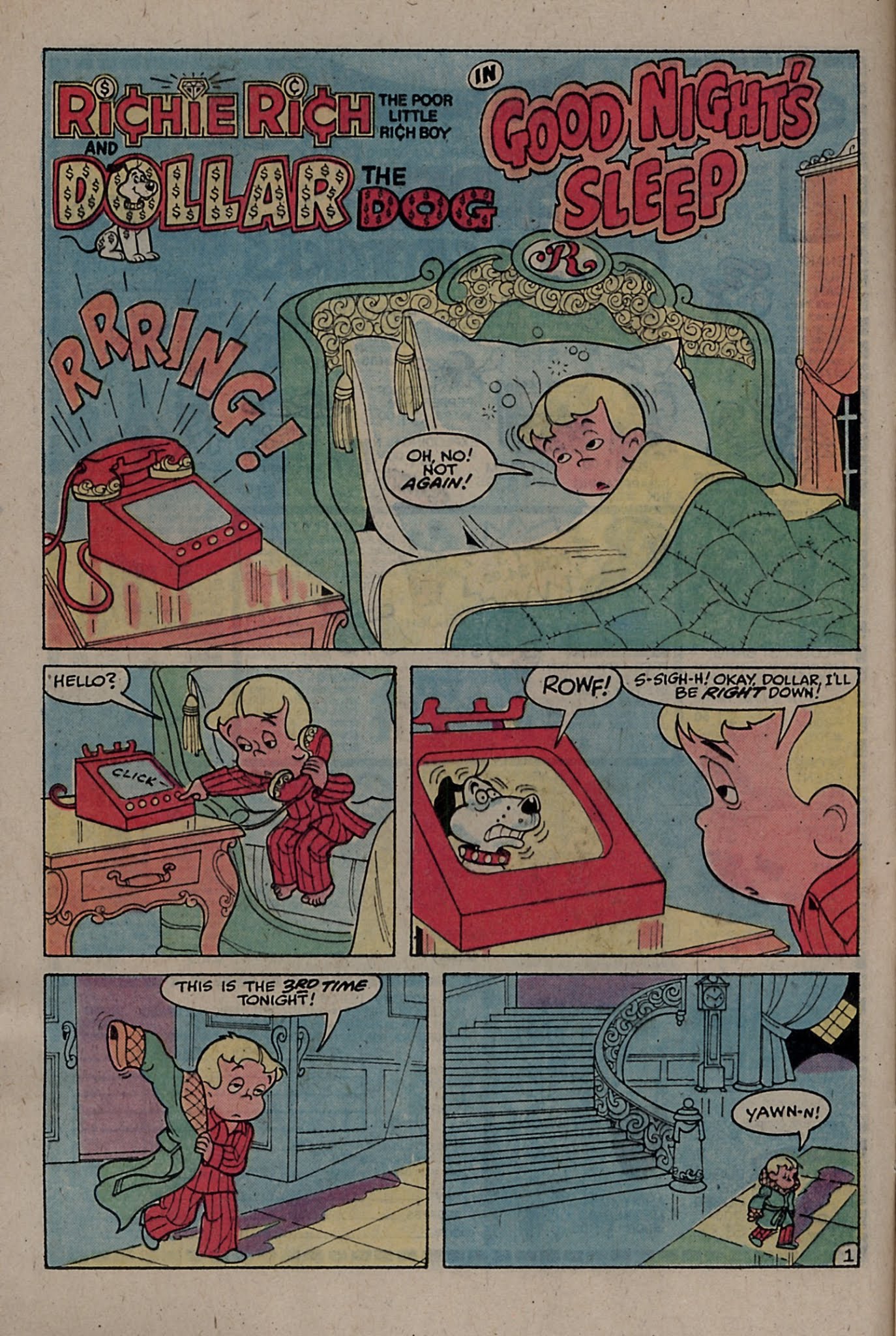 Read online Richie Rich & Dollar the Dog comic -  Issue #7 - 12