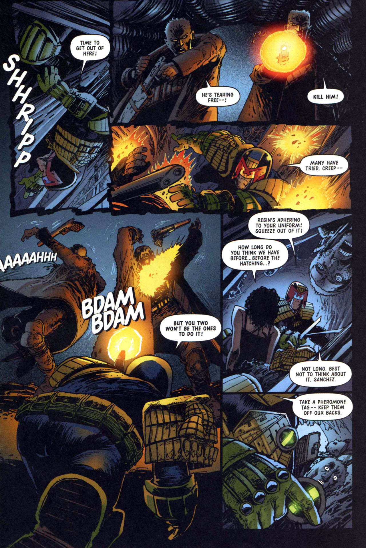 Read online Judge Dredd Vs. Aliens:  Incubus comic -  Issue #4 - 11