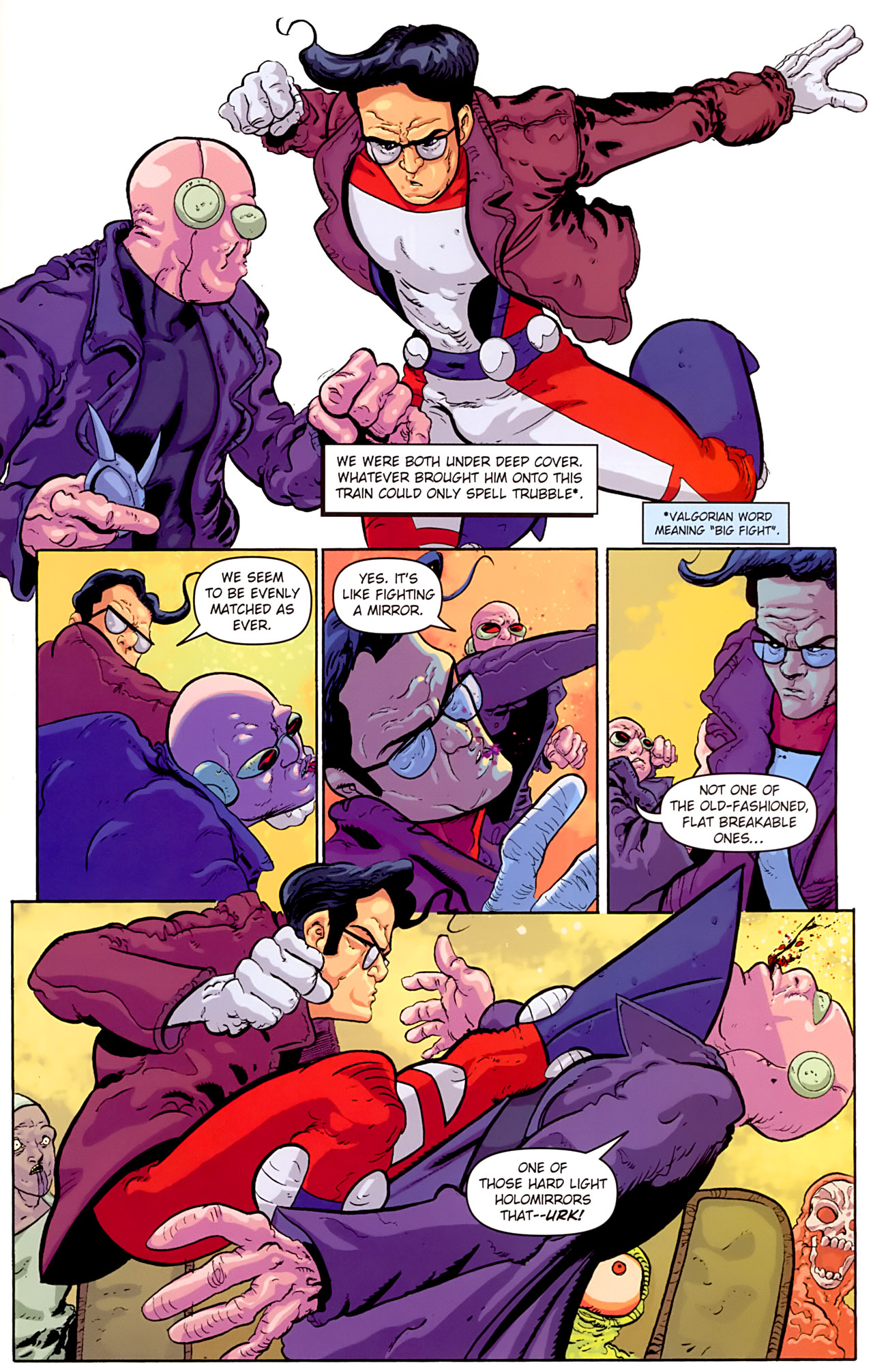 Read online Stephen Colbert's Tek Jansen comic -  Issue #2 - 22