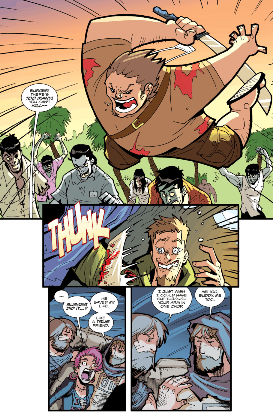 Read online Fanboys vs. Zombies comic -  Issue #10 - 23