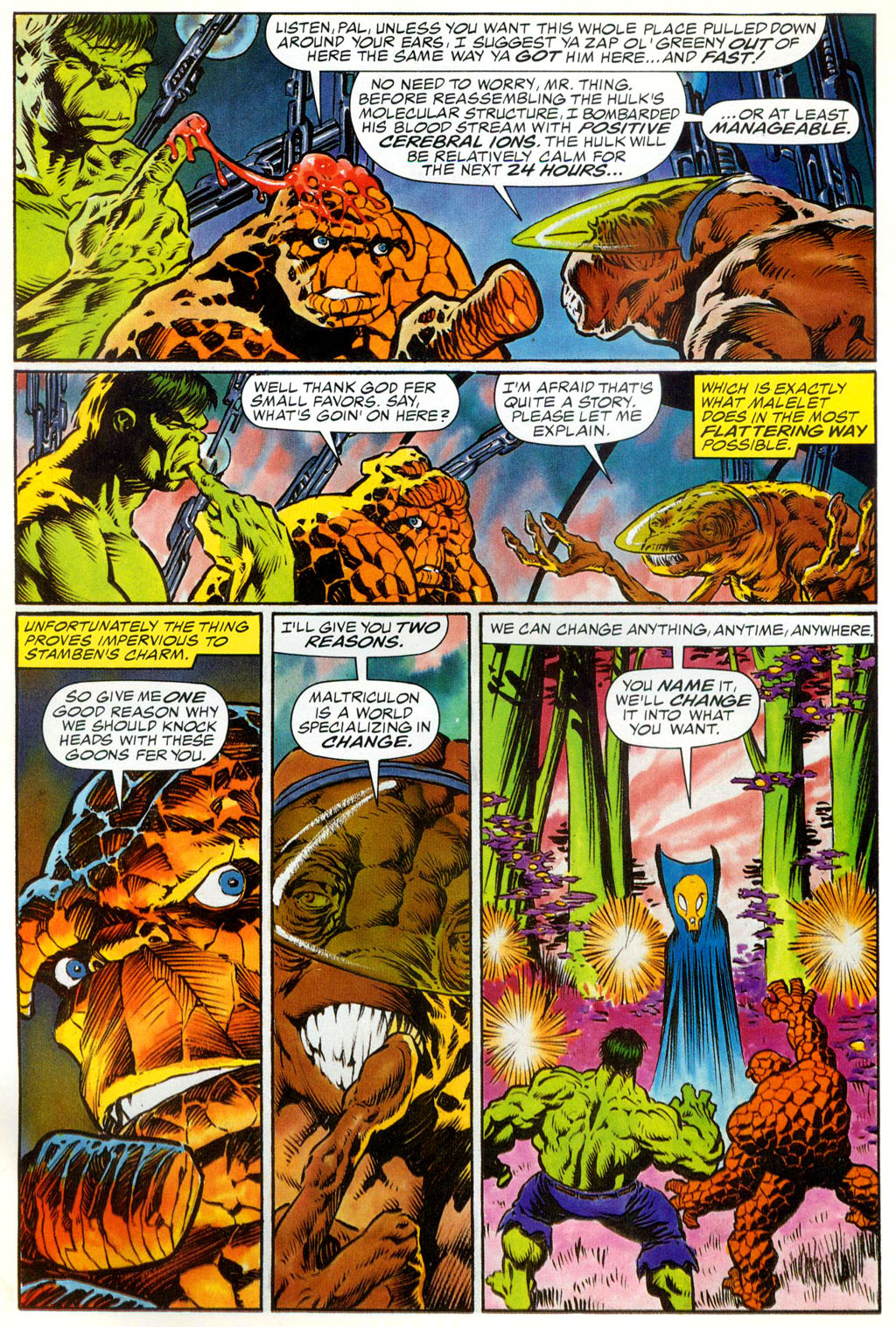 Read online Marvel Graphic Novel comic -  Issue #29 - Hulk & Thing - The Big Change - 18
