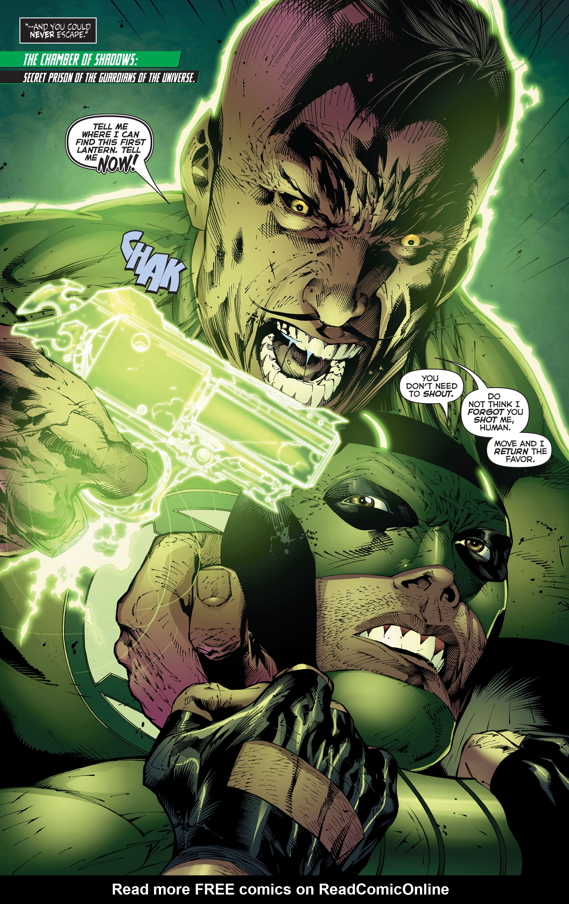 Read online Green Lantern: The Wrath of the First Lantern comic -  Issue # TPB - 175