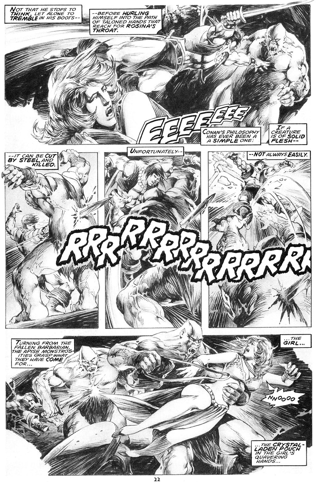 Read online The Savage Sword Of Conan comic -  Issue #216 - 24