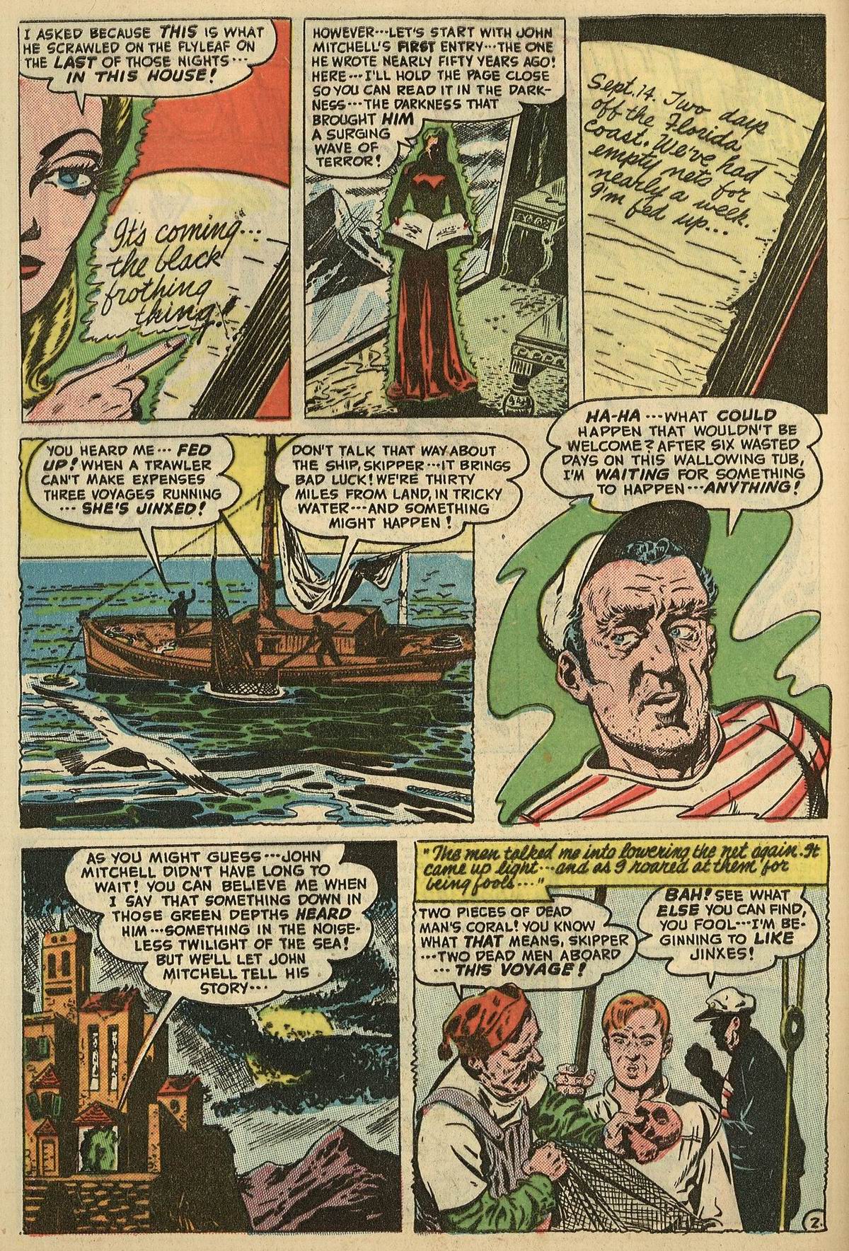 Read online Adventures Into The Unknown comic -  Issue #9 - 12