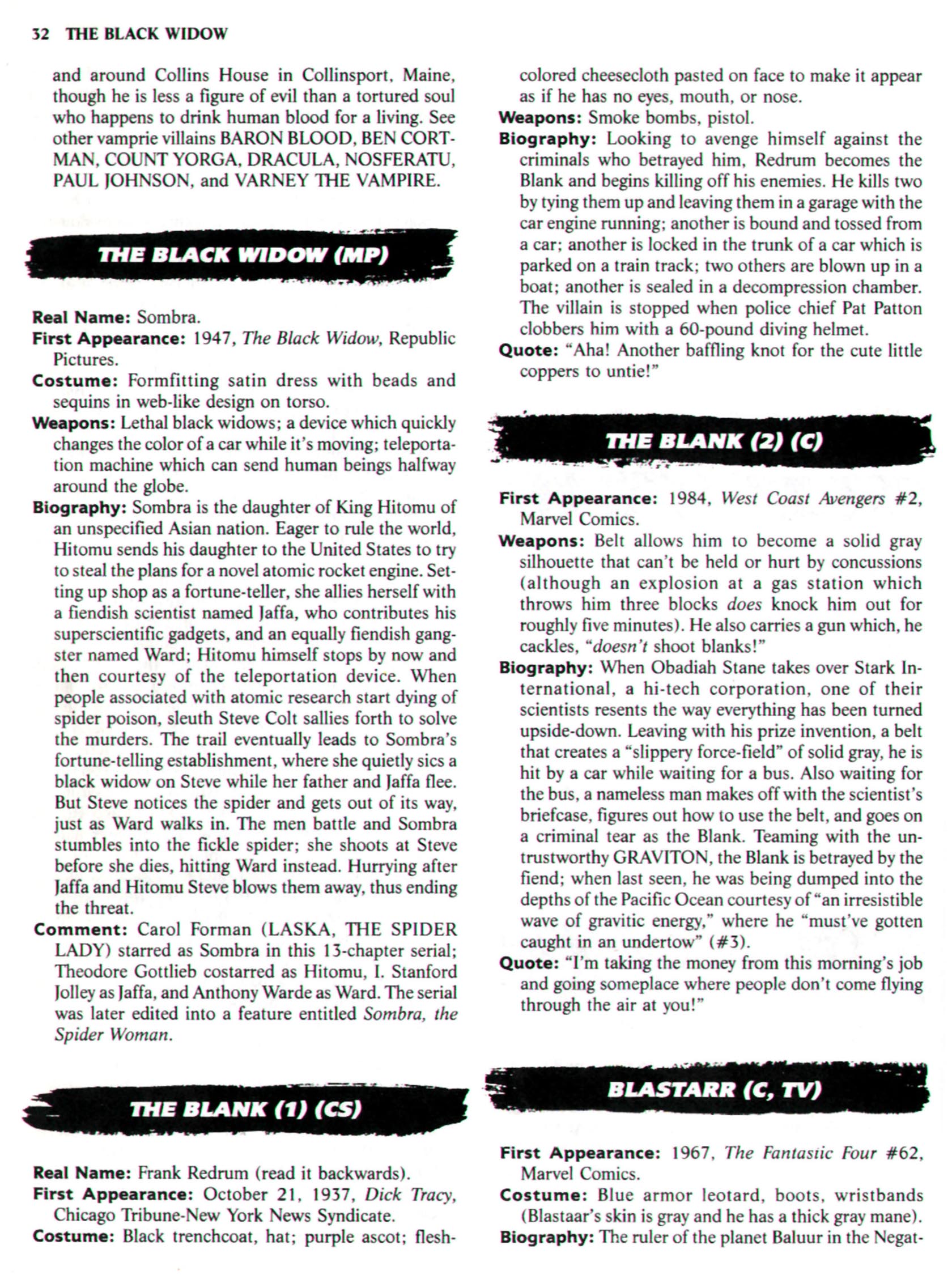 Read online The Encyclopedia of Super Villains comic -  Issue # TPB (Part 1) - 42