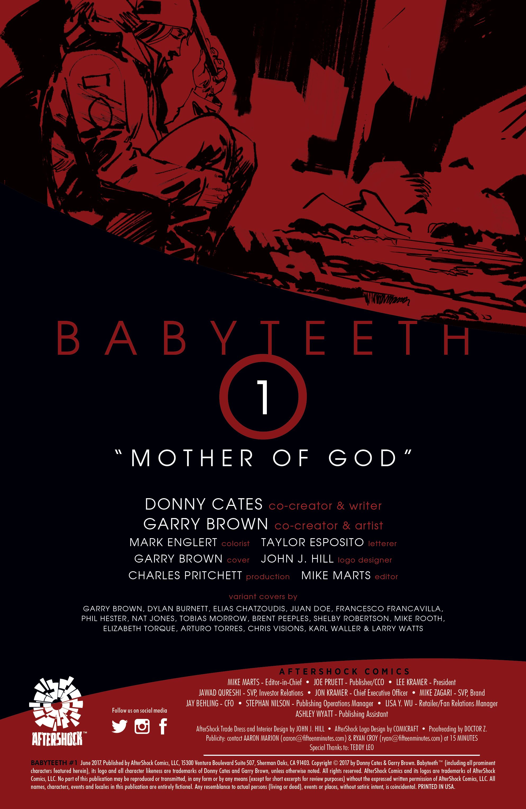 Read online Babyteeth comic -  Issue #1 - 2