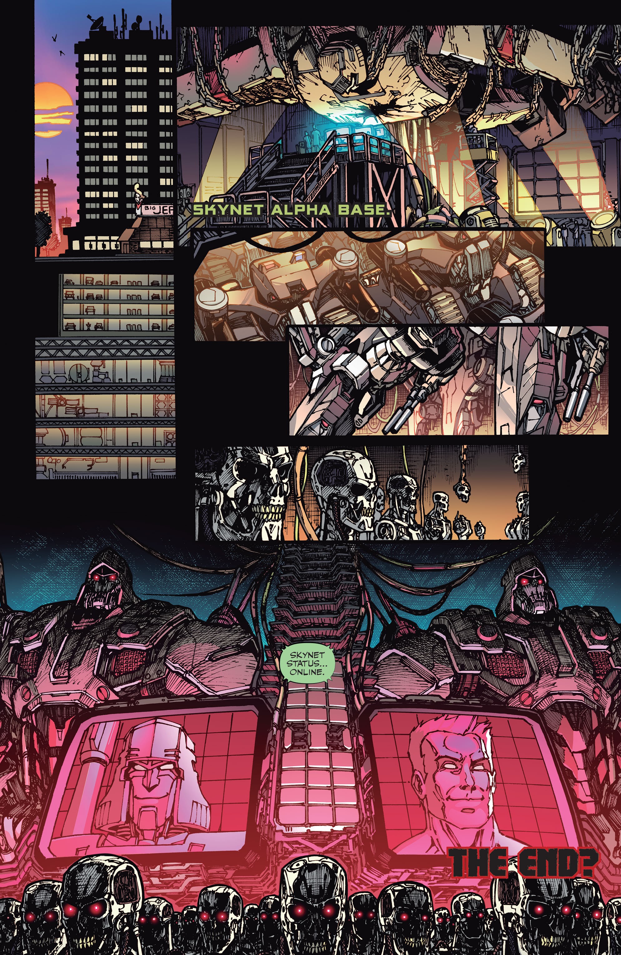 Read online Transformers vs. the Terminator comic -  Issue #4 - 21