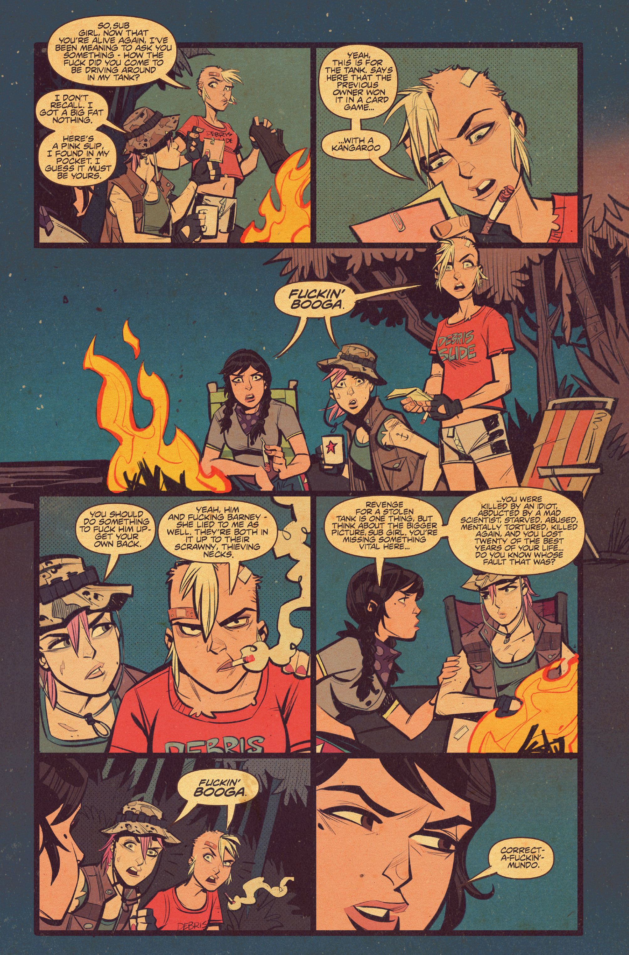 Read online Tank Girl: Gold comic -  Issue #1 - 10