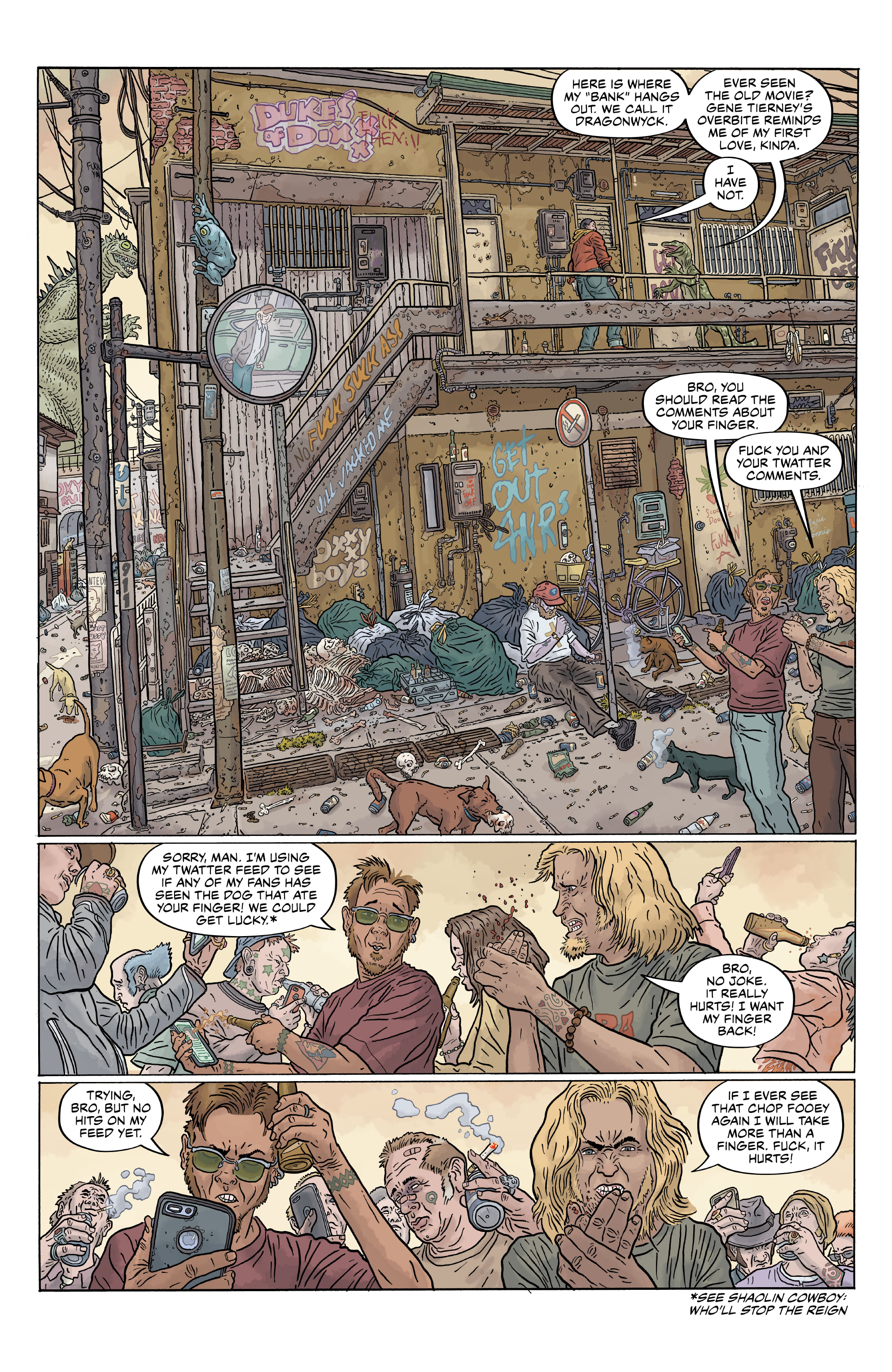 Read online Shaolin Cowboy: Cruel to Be Kin comic -  Issue #4 - 21