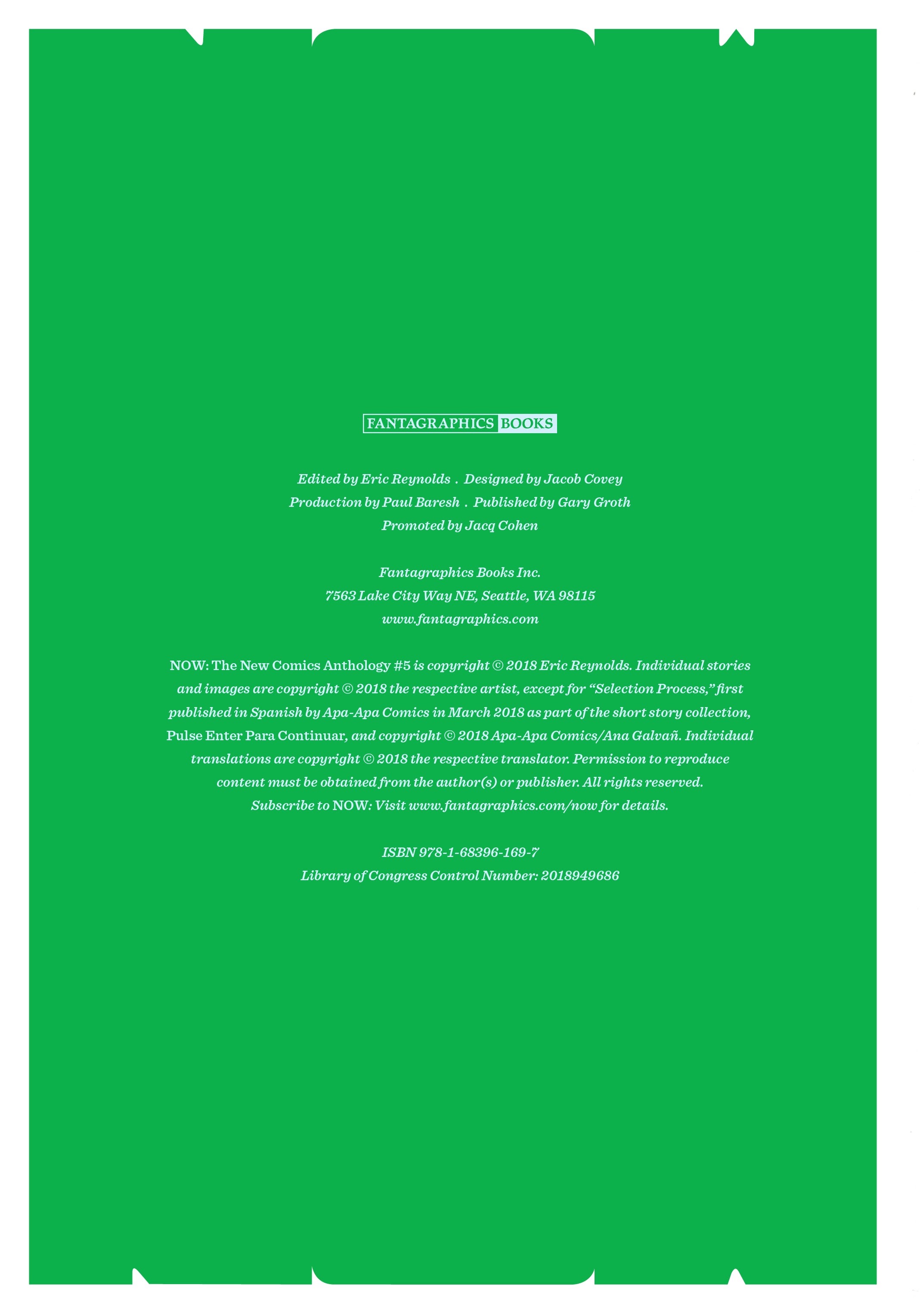 Read online Now: The New Comics Anthology comic -  Issue #5 - 3