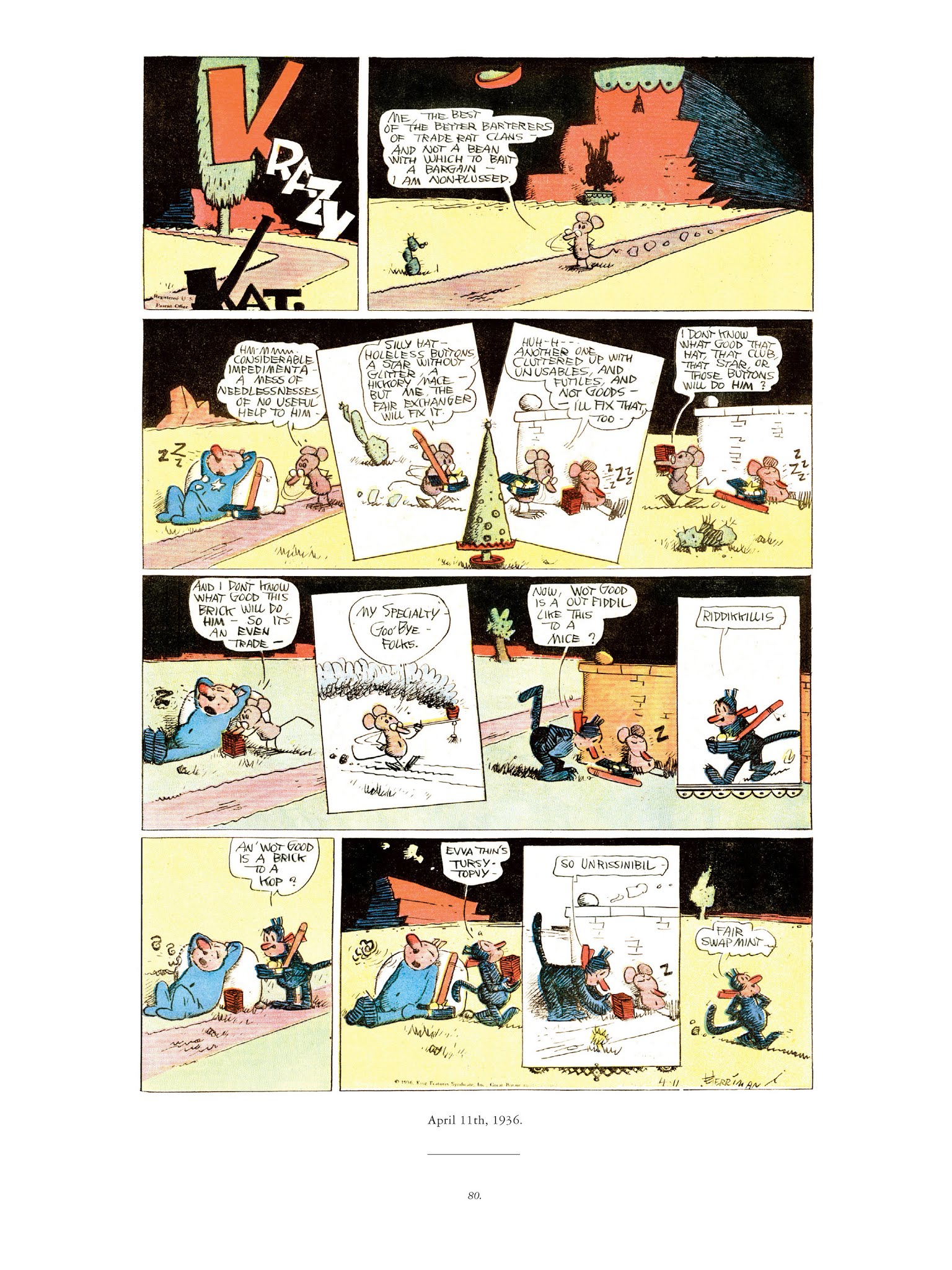 Read online Krazy & Ignatz comic -  Issue # TPB 9 - 78
