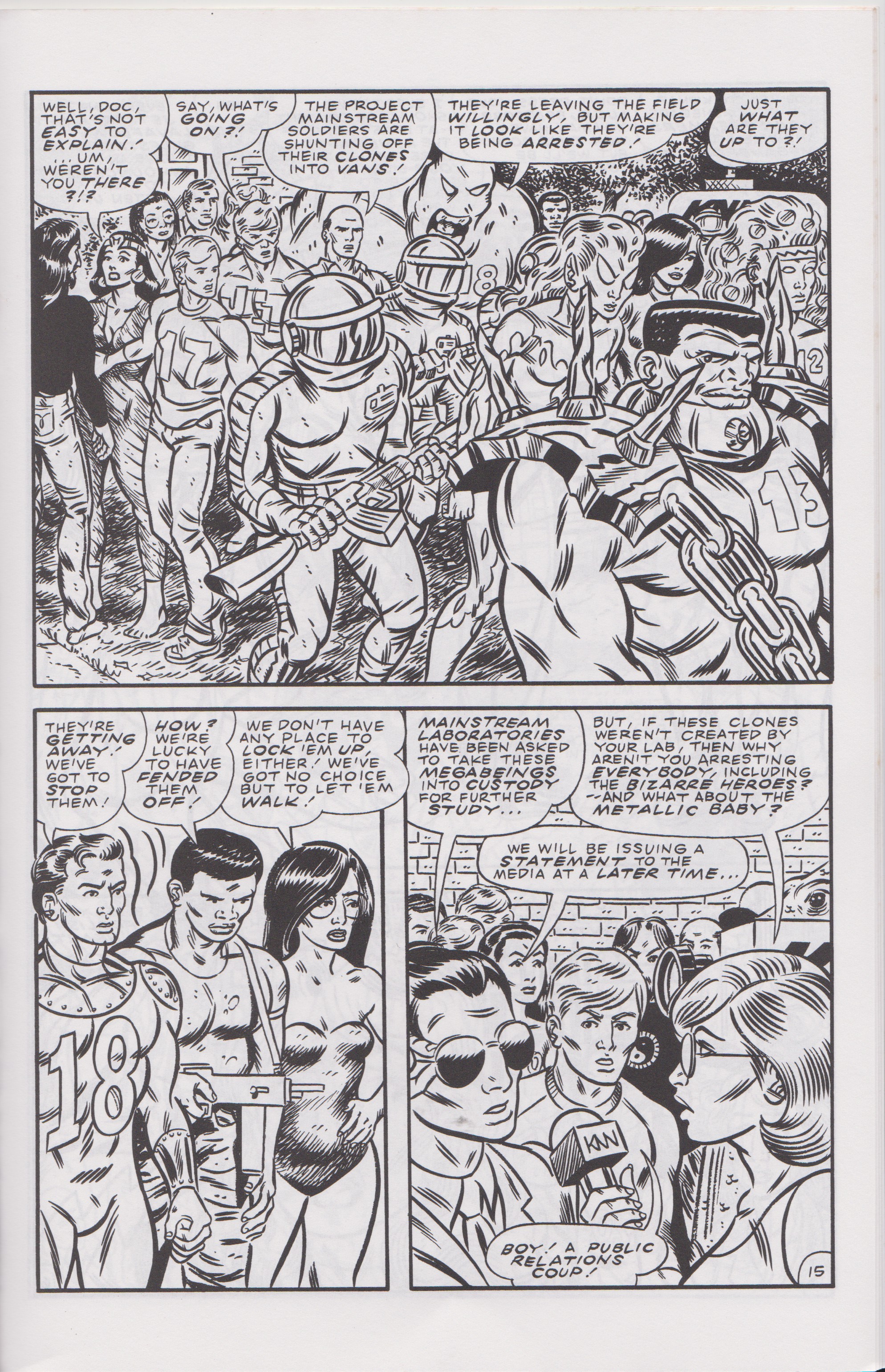 Read online Don Simpson's Bizarre Heroes comic -  Issue #14 - 18
