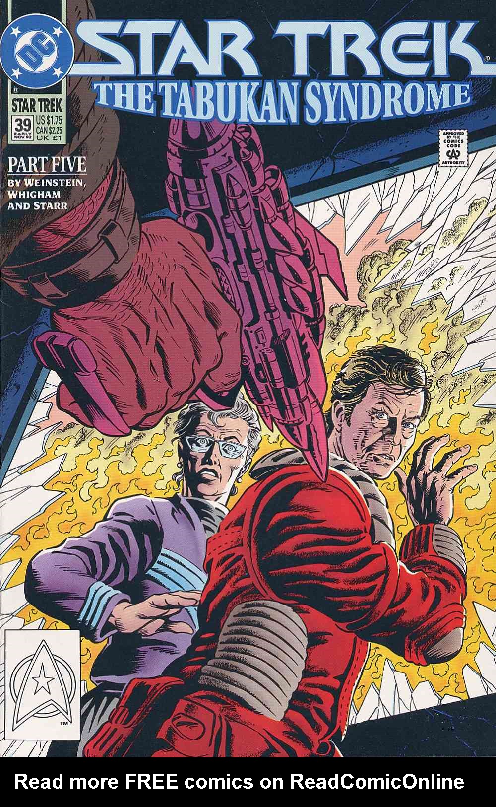 Read online Star Trek (1989) comic -  Issue #39 - 1