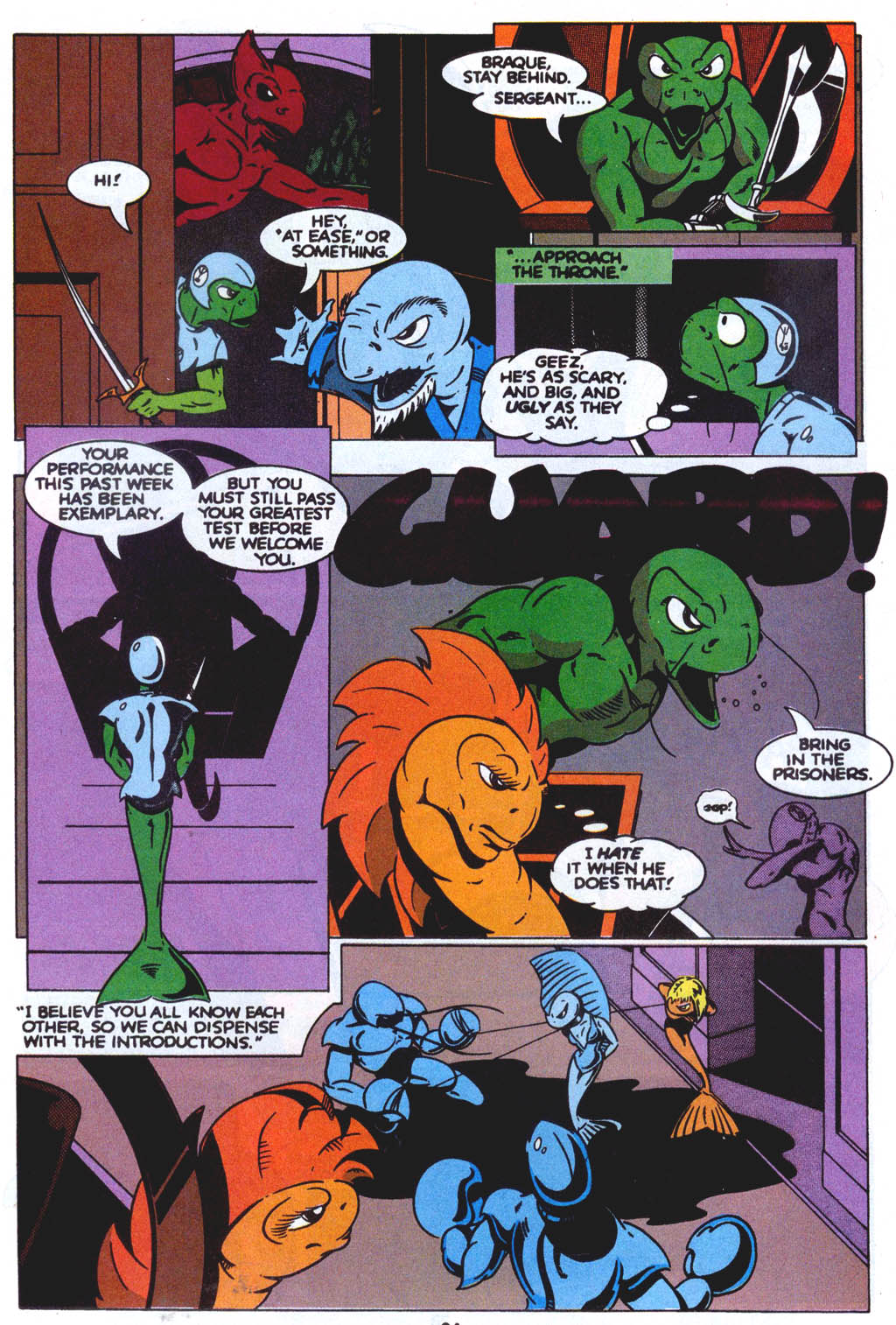 Read online Fish Police comic -  Issue #4 - 19