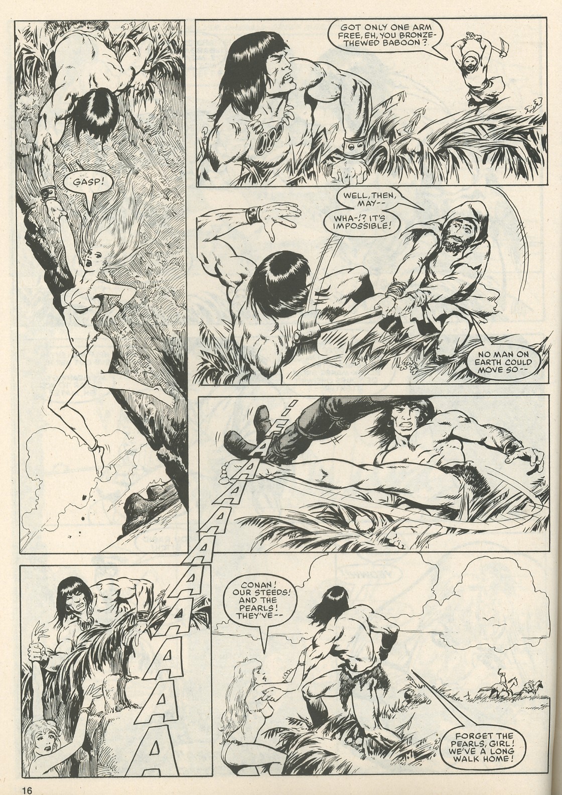 Read online The Savage Sword Of Conan comic -  Issue #111 - 16