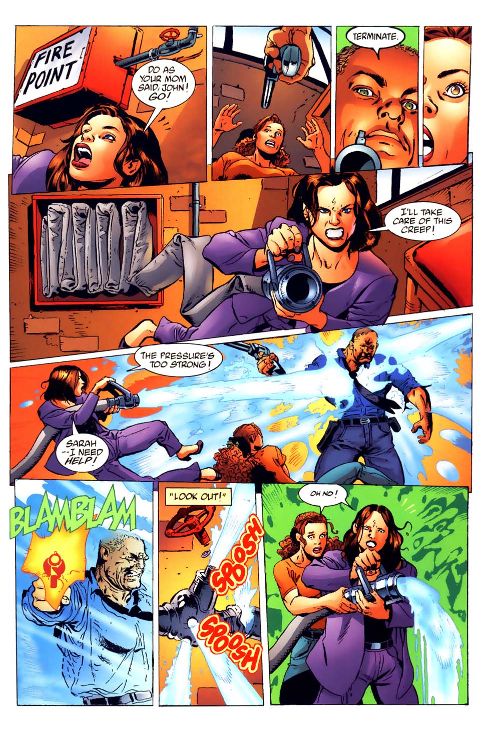 Read online Superman vs. The Terminator: Death to the Future comic -  Issue #2 - 12