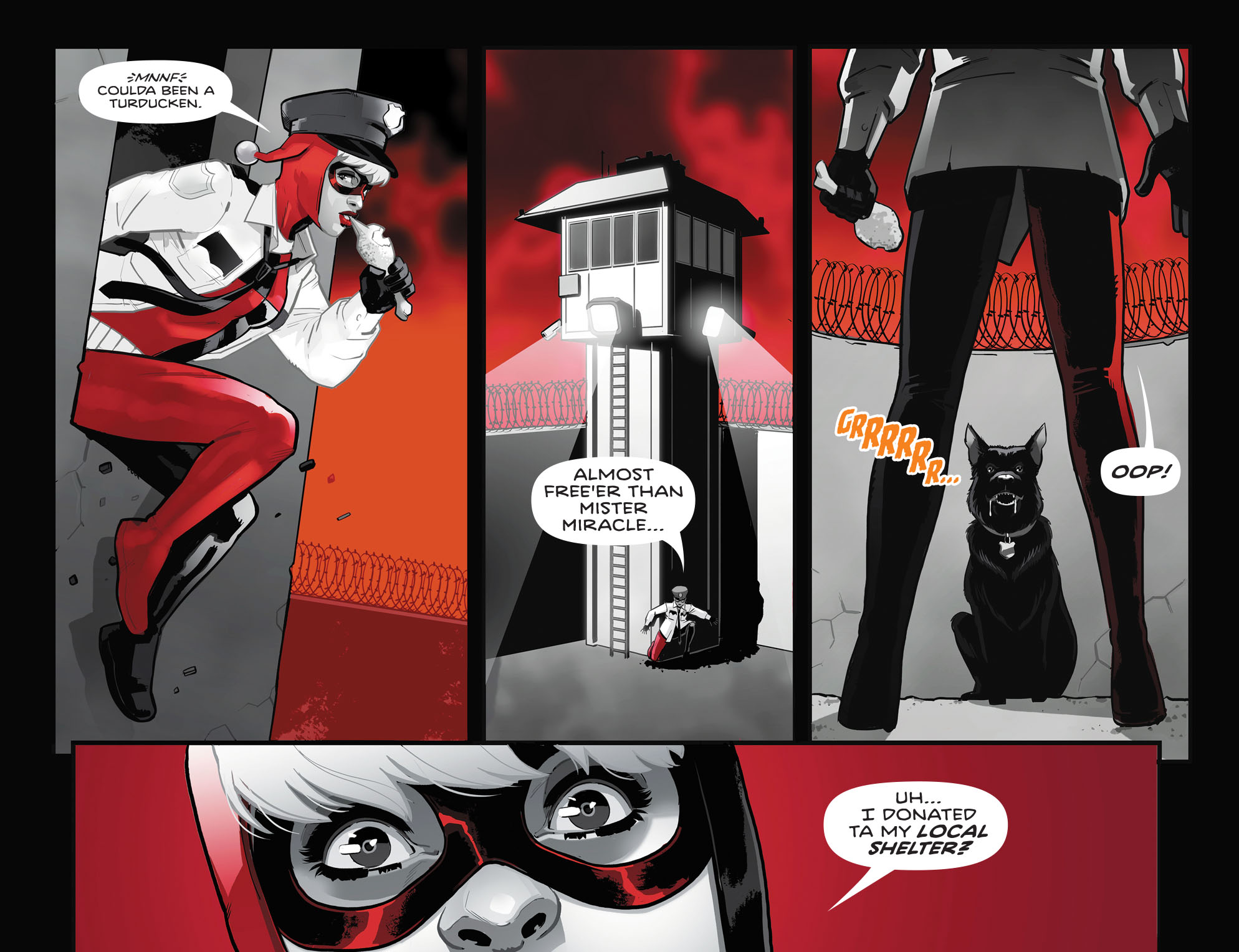 Read online Harley Quinn Black   White   Red comic -  Issue #15 - 11