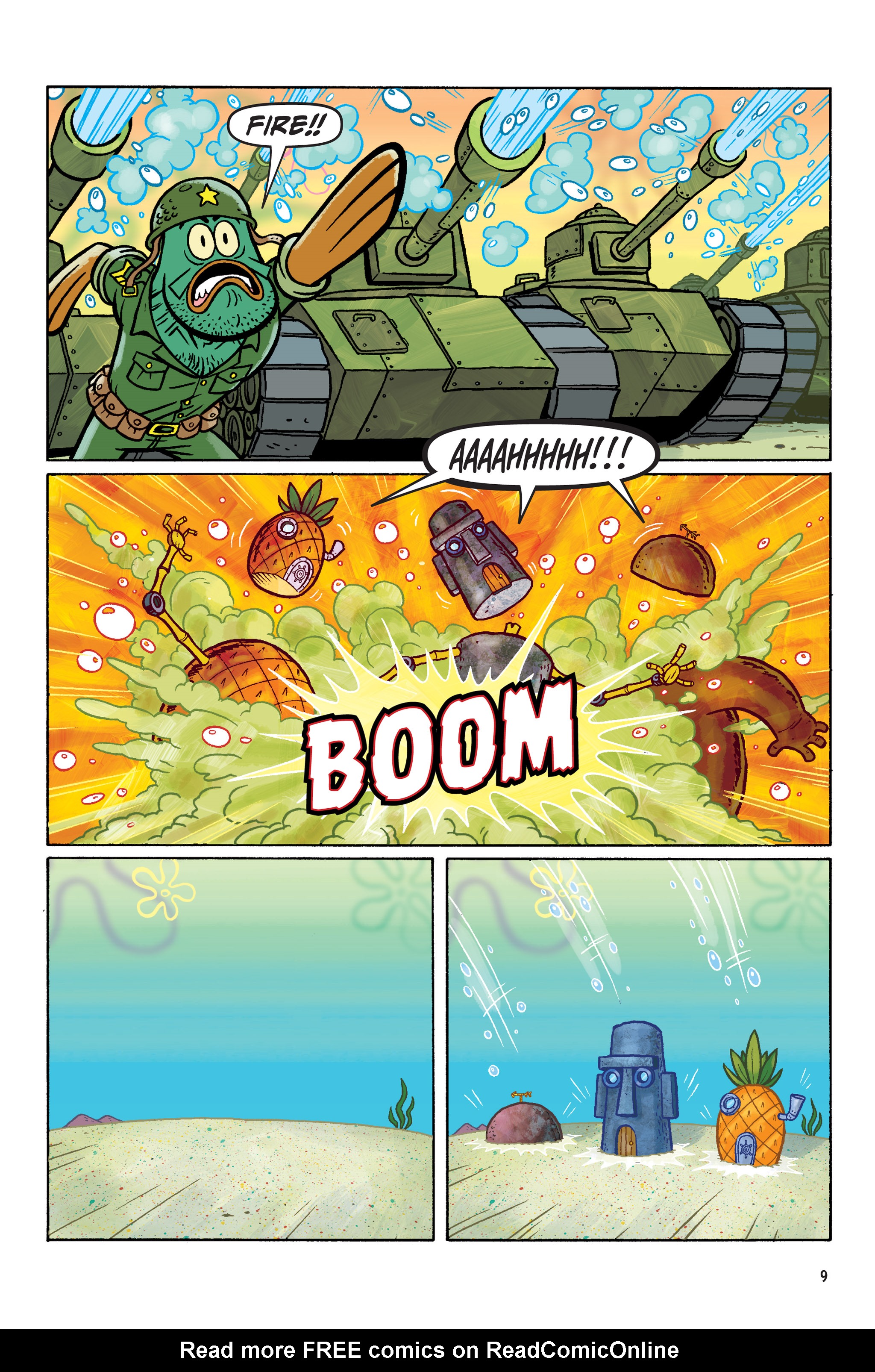 Read online Free Comic Book Day 2014 comic -  Issue # SpongeBob Freestyle Funnies 2014 - 11