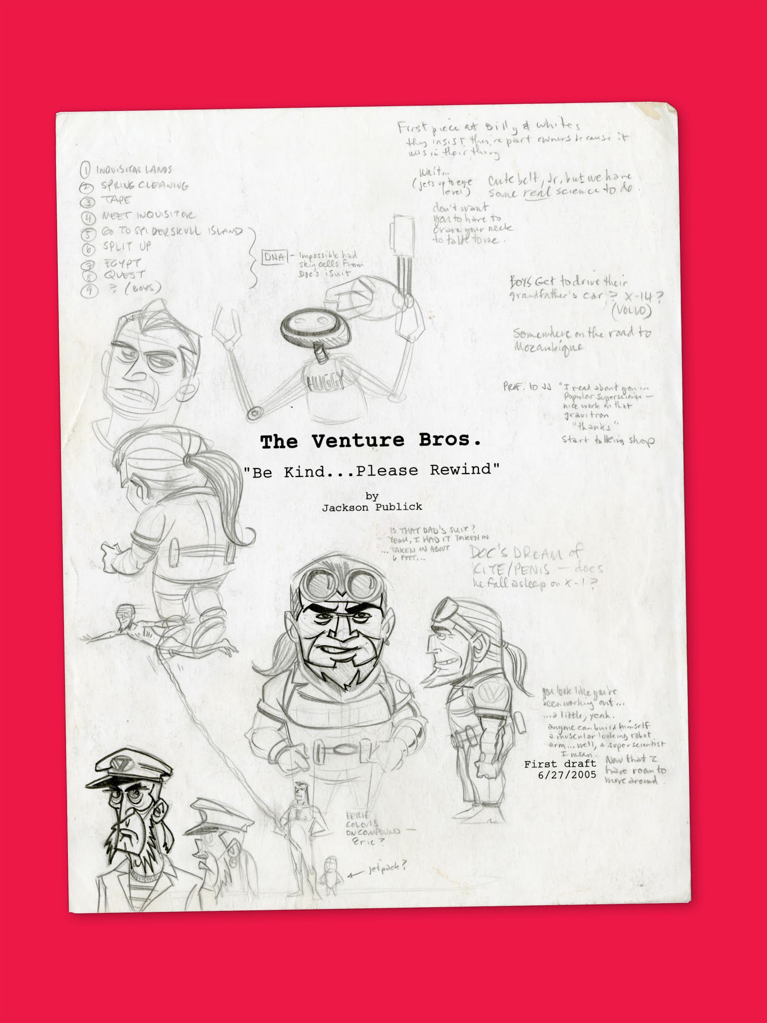 Read online Go Team Venture!: The Art and Making of The Venture Bros. comic -  Issue # TPB (Part 1) - 74