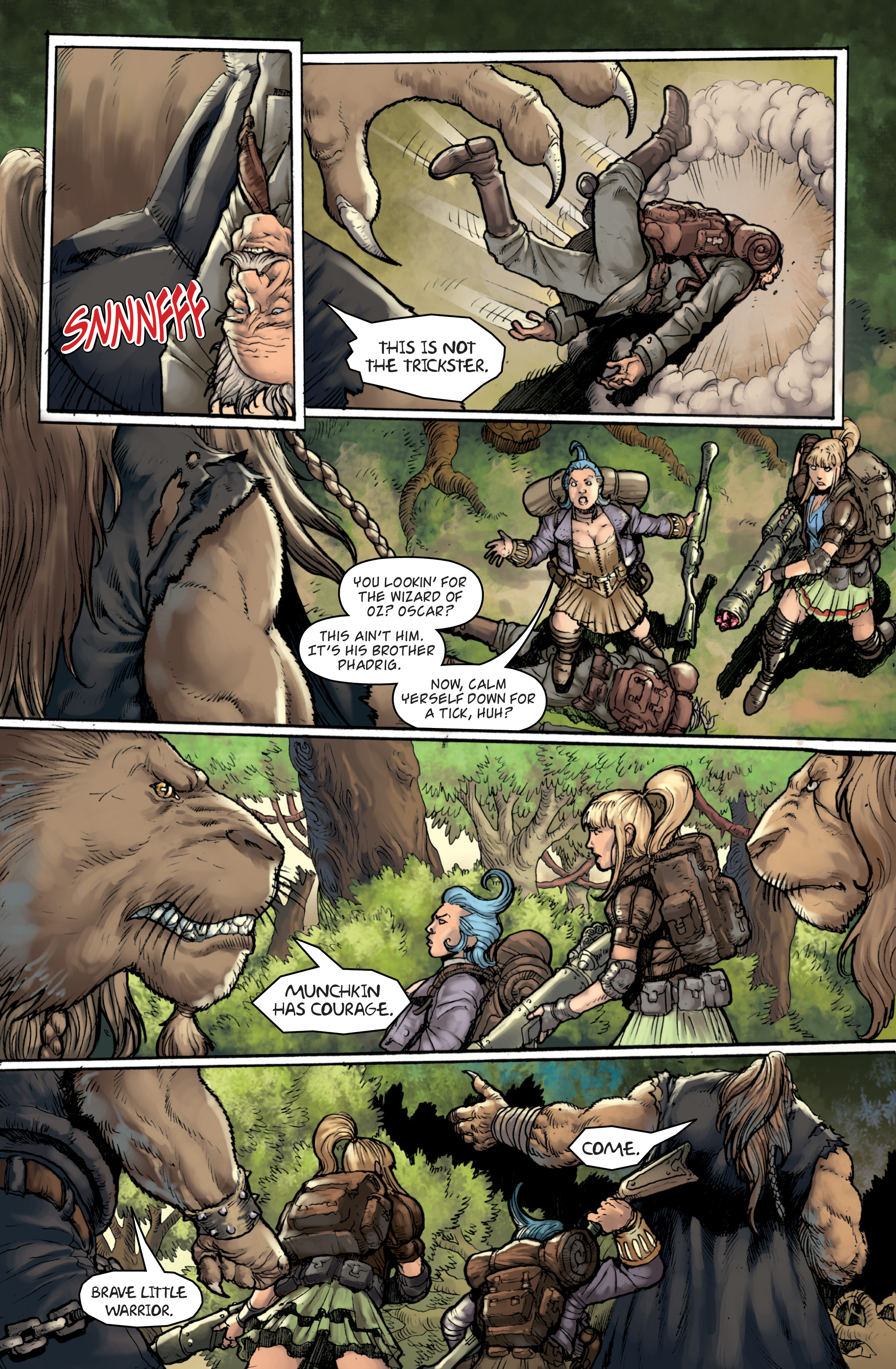 Read online The Steam Engines of Oz: The Geared Leviathan comic -  Issue #2 - 4