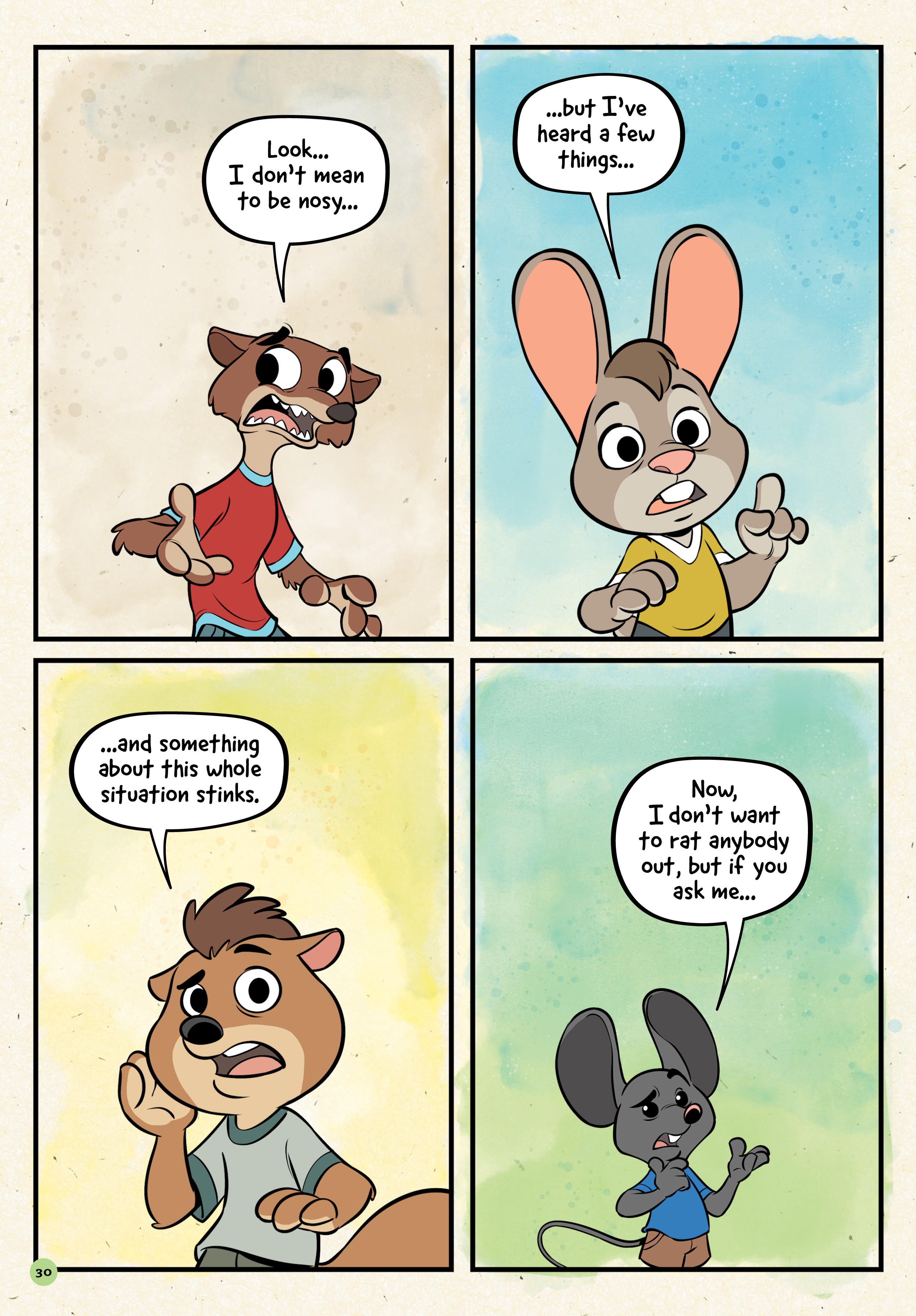 Read online Zootopia: A Hard Day's Work comic -  Issue # Full - 30