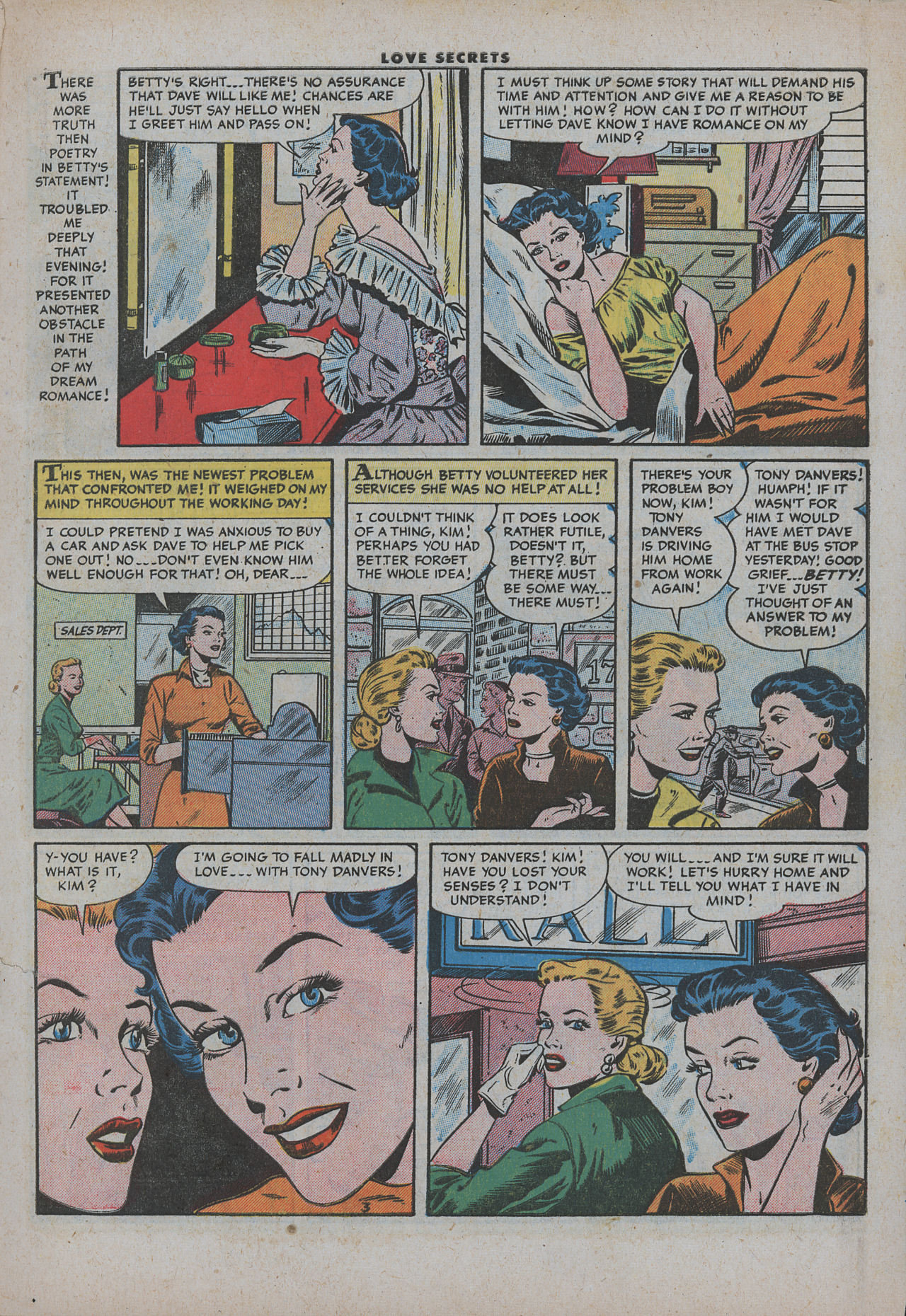 Read online Love Secrets (1953) comic -  Issue #44 - 5