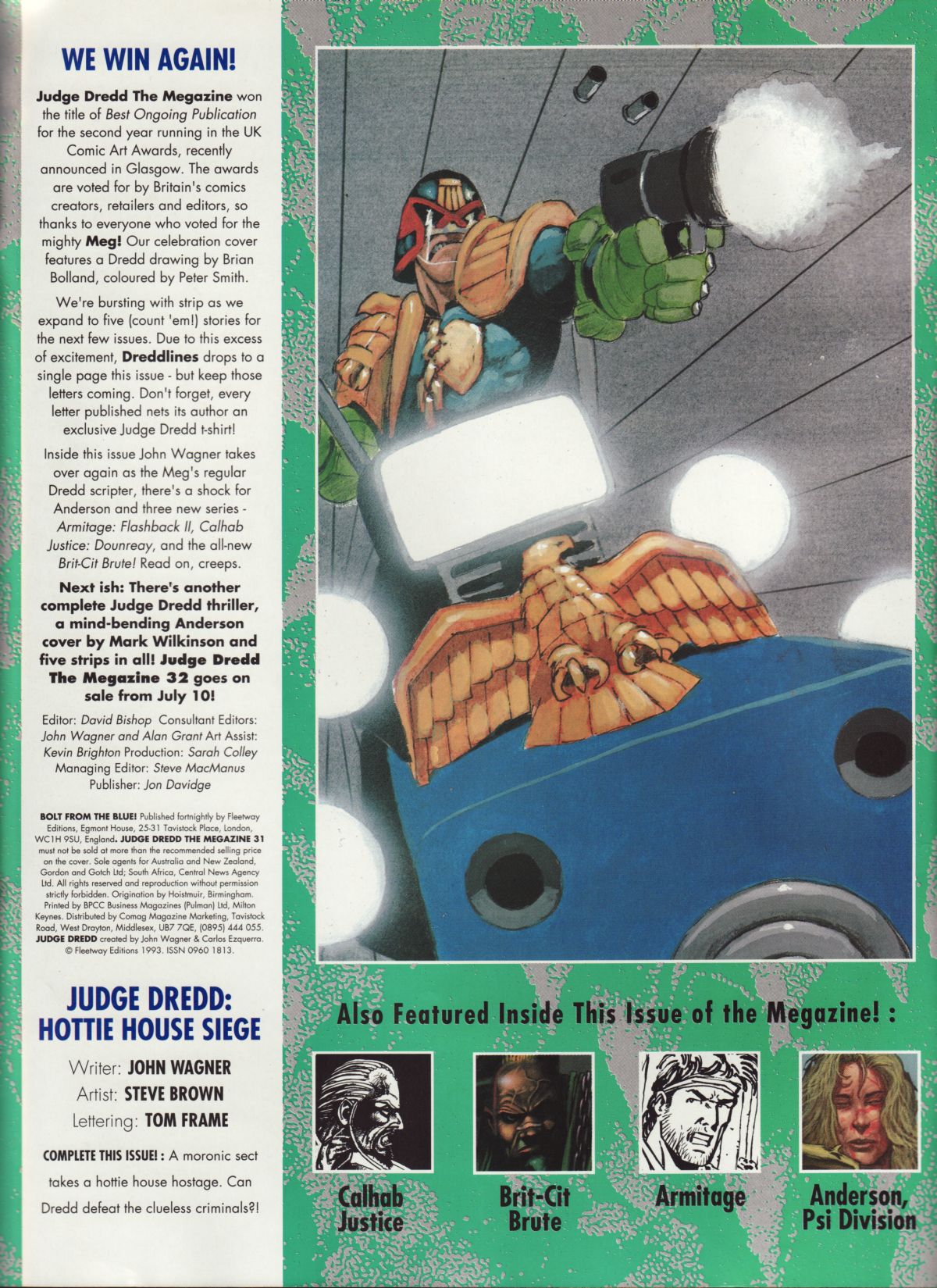 Read online Judge Dredd: The Megazine (vol. 2) comic -  Issue #31 - 2