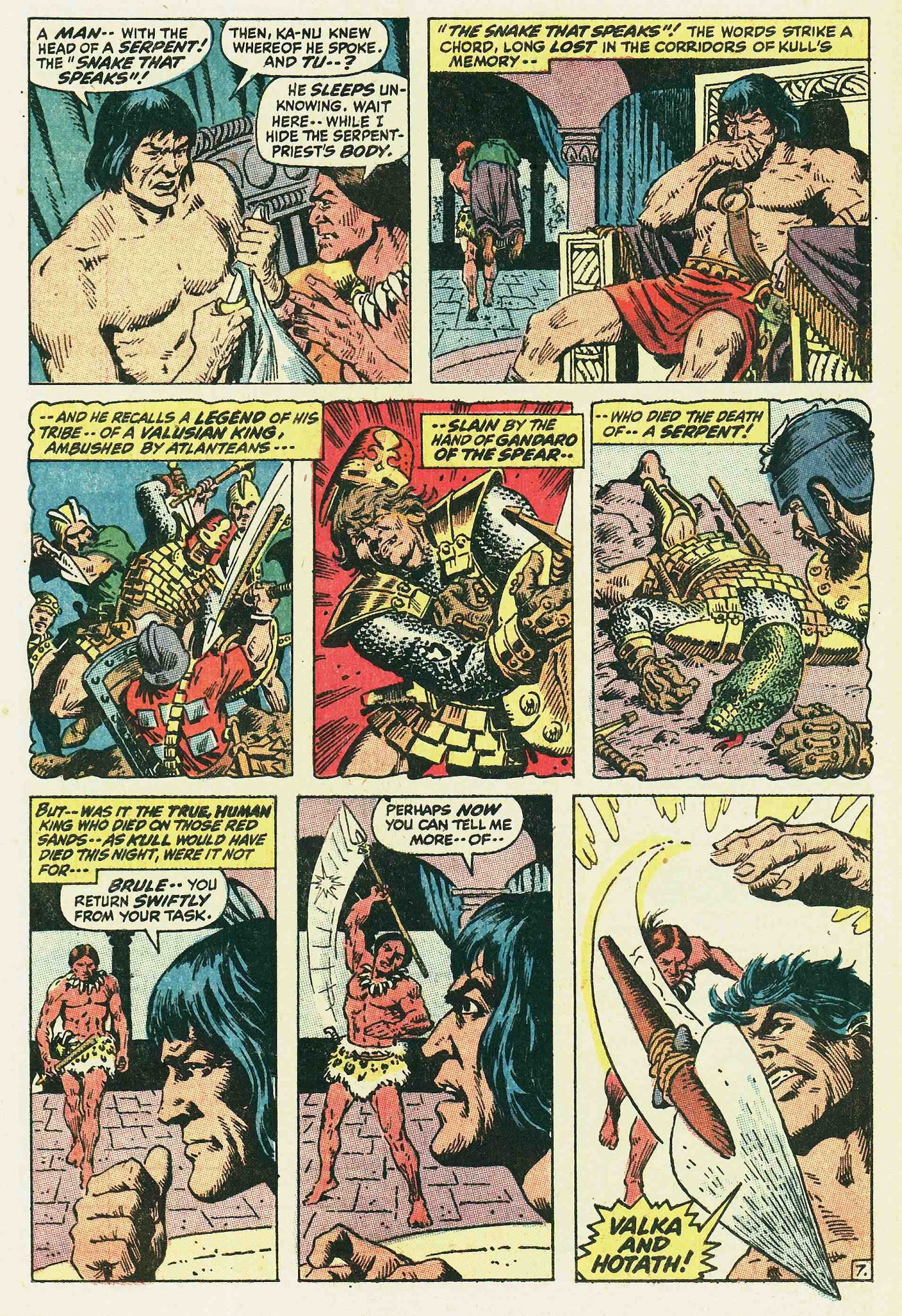 Read online Kull, the Conqueror (1971) comic -  Issue #2 - 8