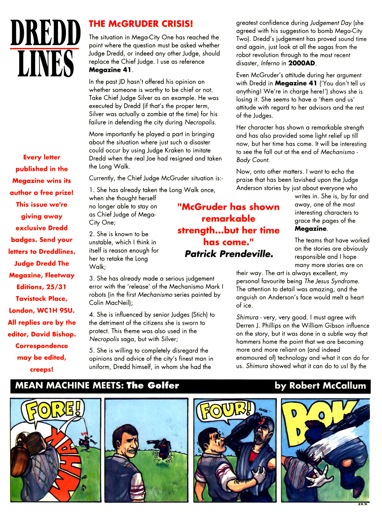 Read online Judge Dredd: The Megazine (vol. 2) comic -  Issue #45 - 41