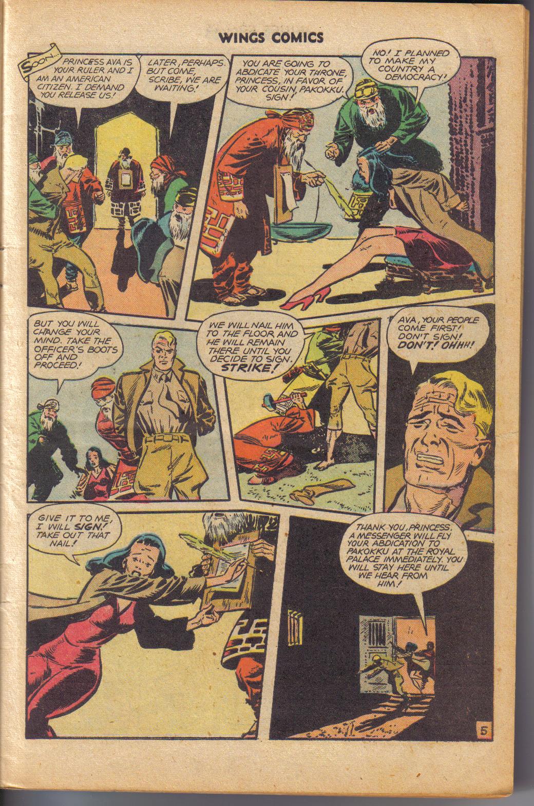 Read online Wings Comics comic -  Issue #79 - 7