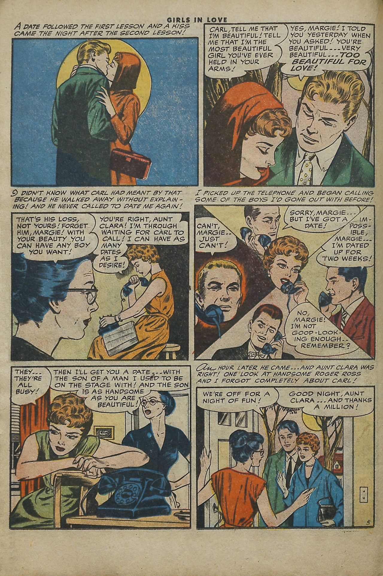 Read online Girls in Love (1955) comic -  Issue #52 - 16