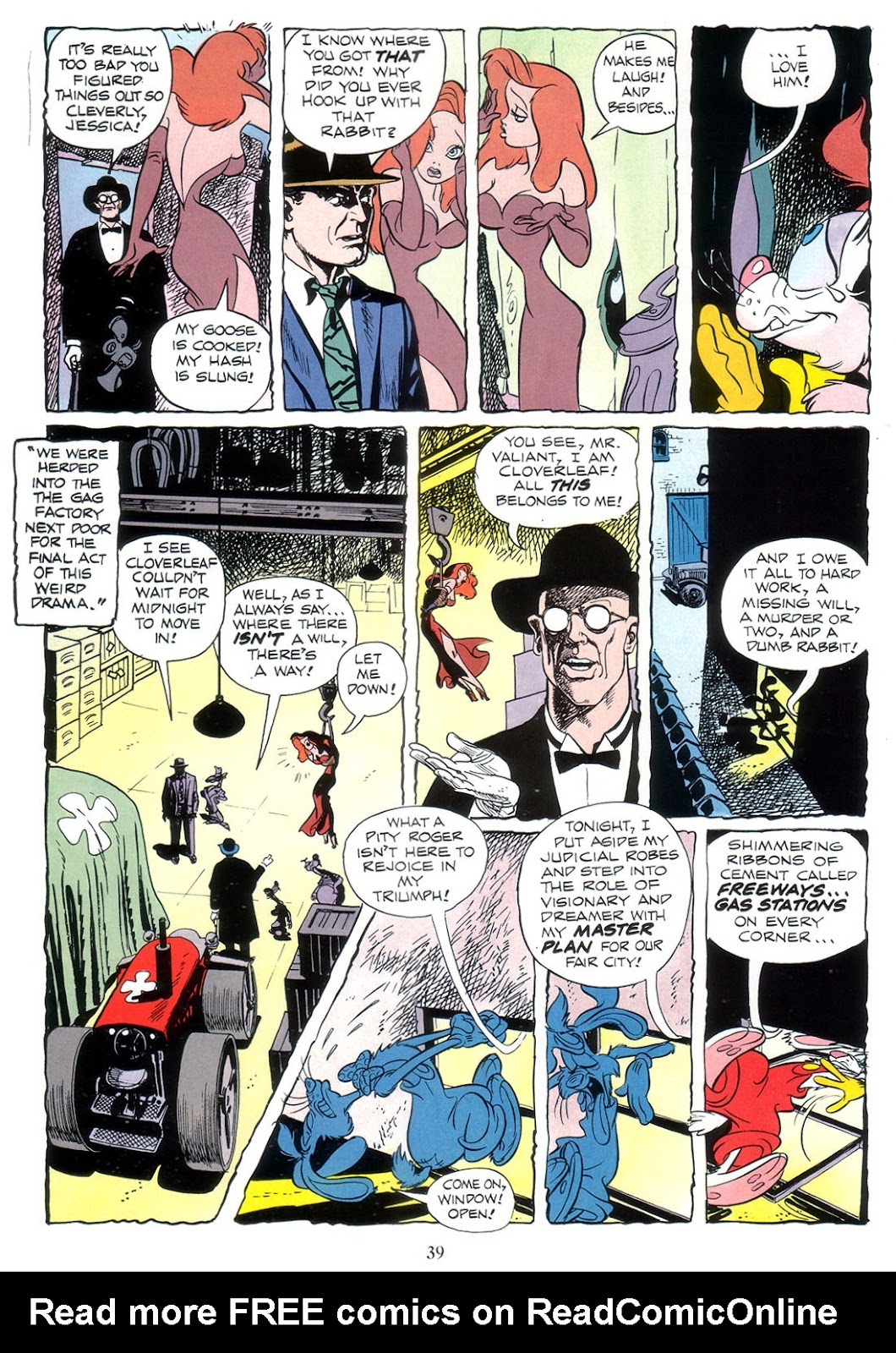 Marvel Graphic Novel: Who Framed Roger Rabbit issue Full - Page 41