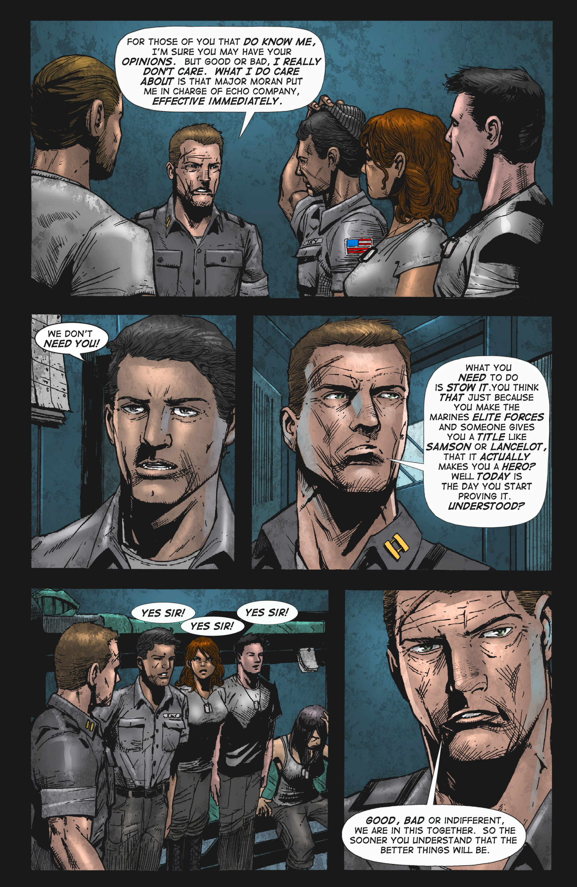 Read online The Heroes of Echo Company comic -  Issue #1 - 19