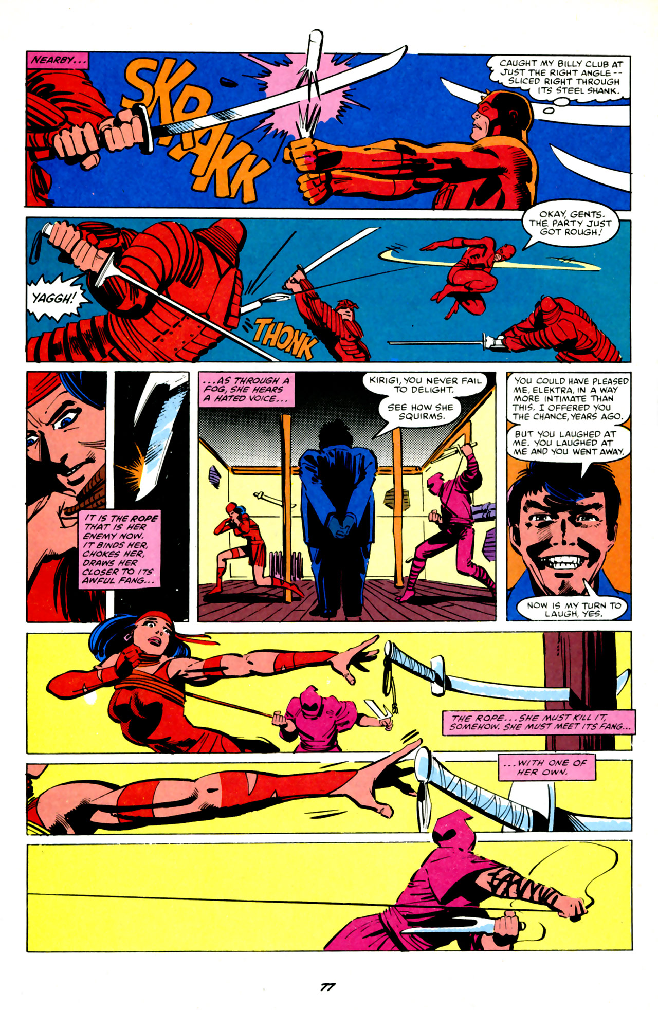 Read online Elektra Megazine comic -  Issue #1 - 78
